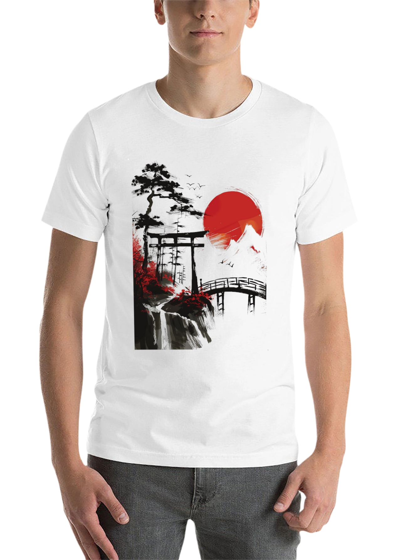 Japanese Sunset Graphic Tee