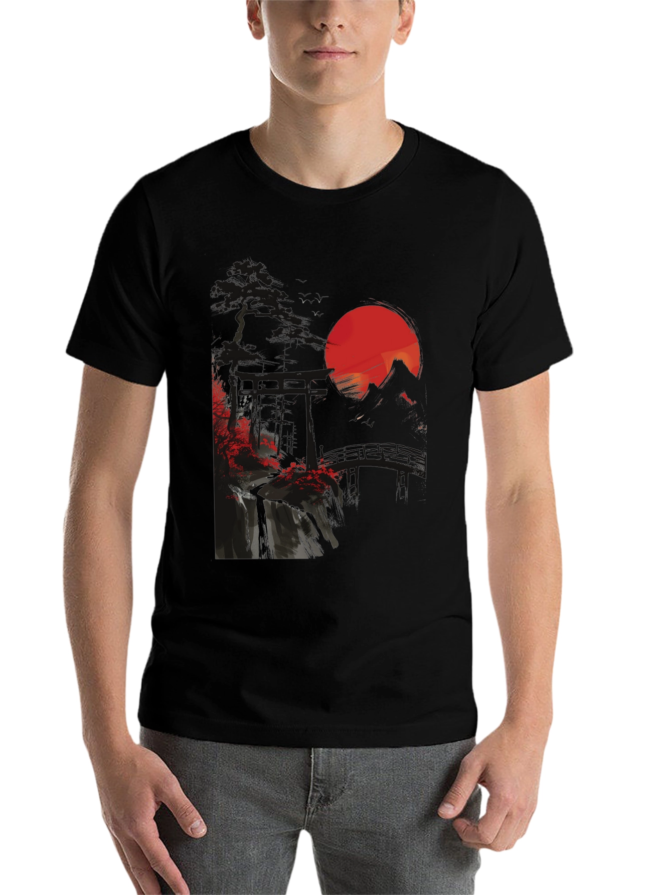 Japanese Sunset Graphic Tee