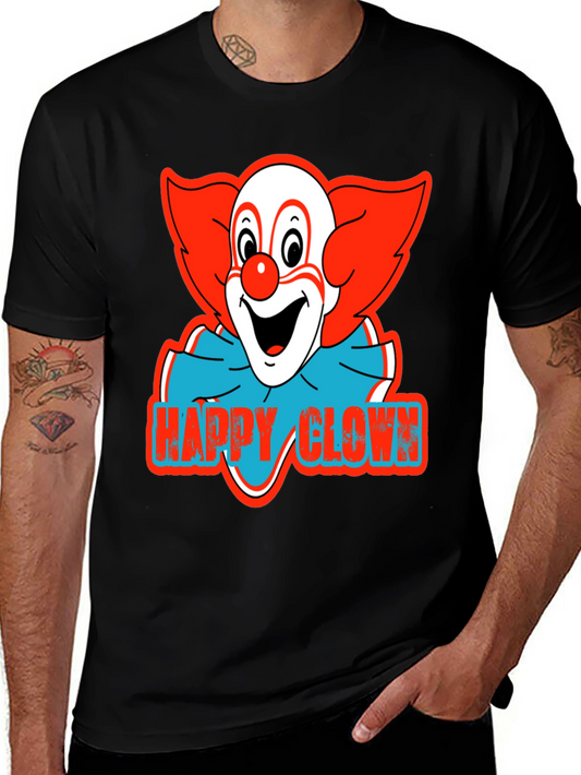 Happy Clown Graphic Tee - Classic Clown Shirt