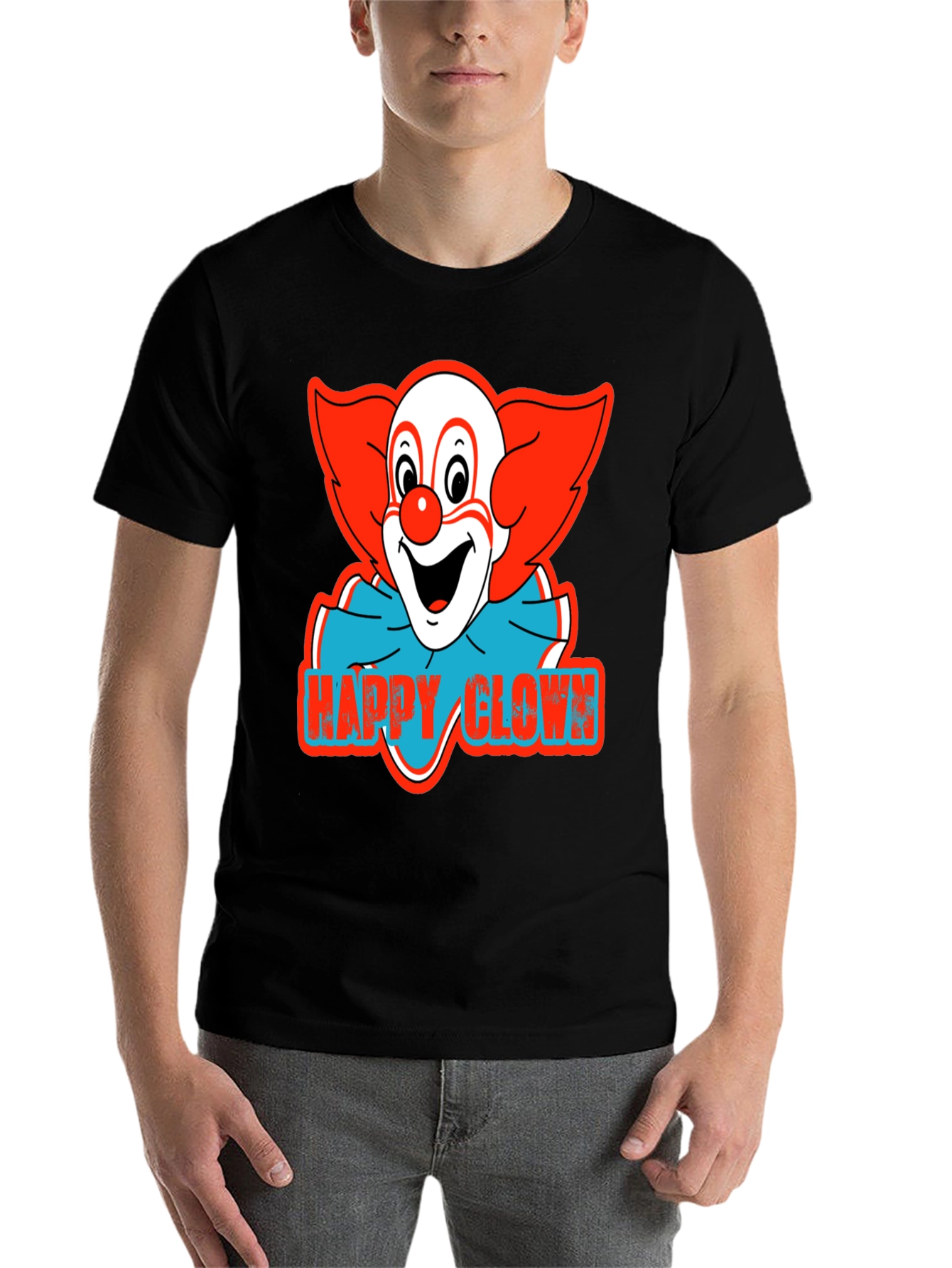 Happy Clown Graphic Tee - Classic Clown Shirt