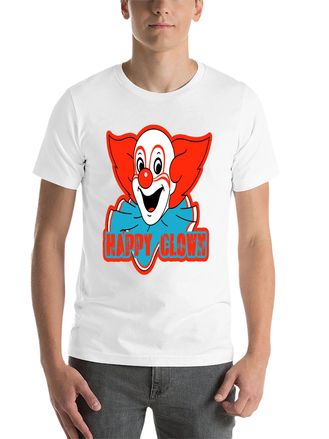 Happy Clown Graphic Tee - Classic Clown Shirt
