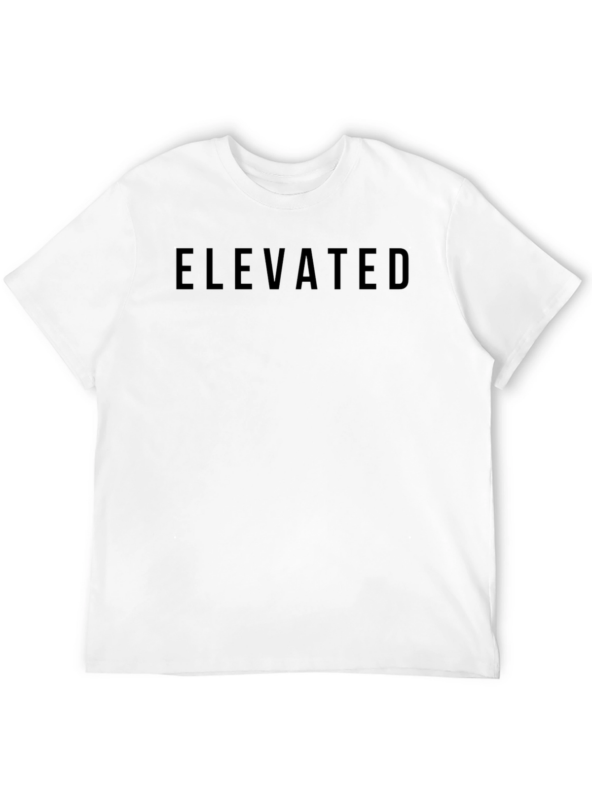 Elevated Black Graphic Tee - Modern Casual Wear