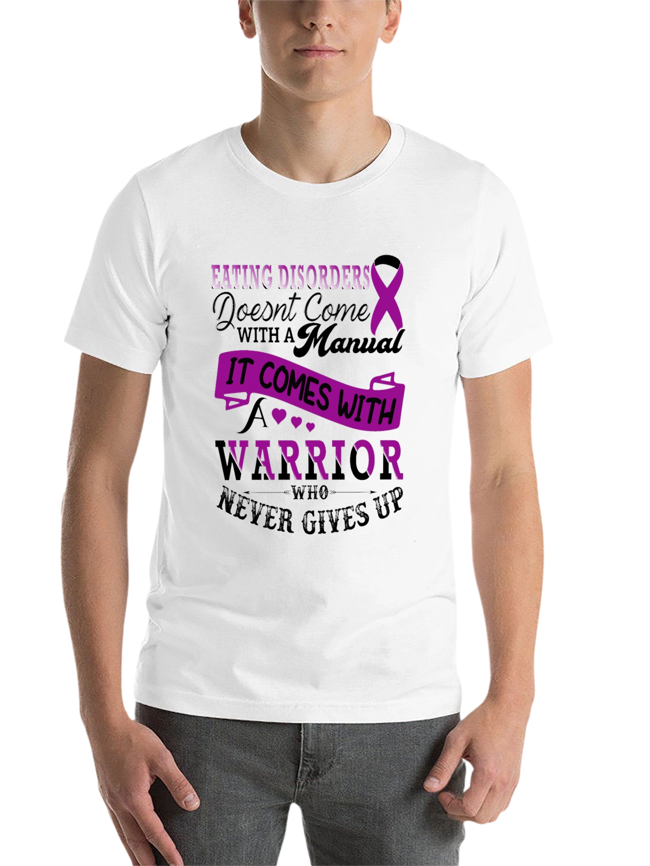 Eating Disorder Awareness T-Shirt - Warrior