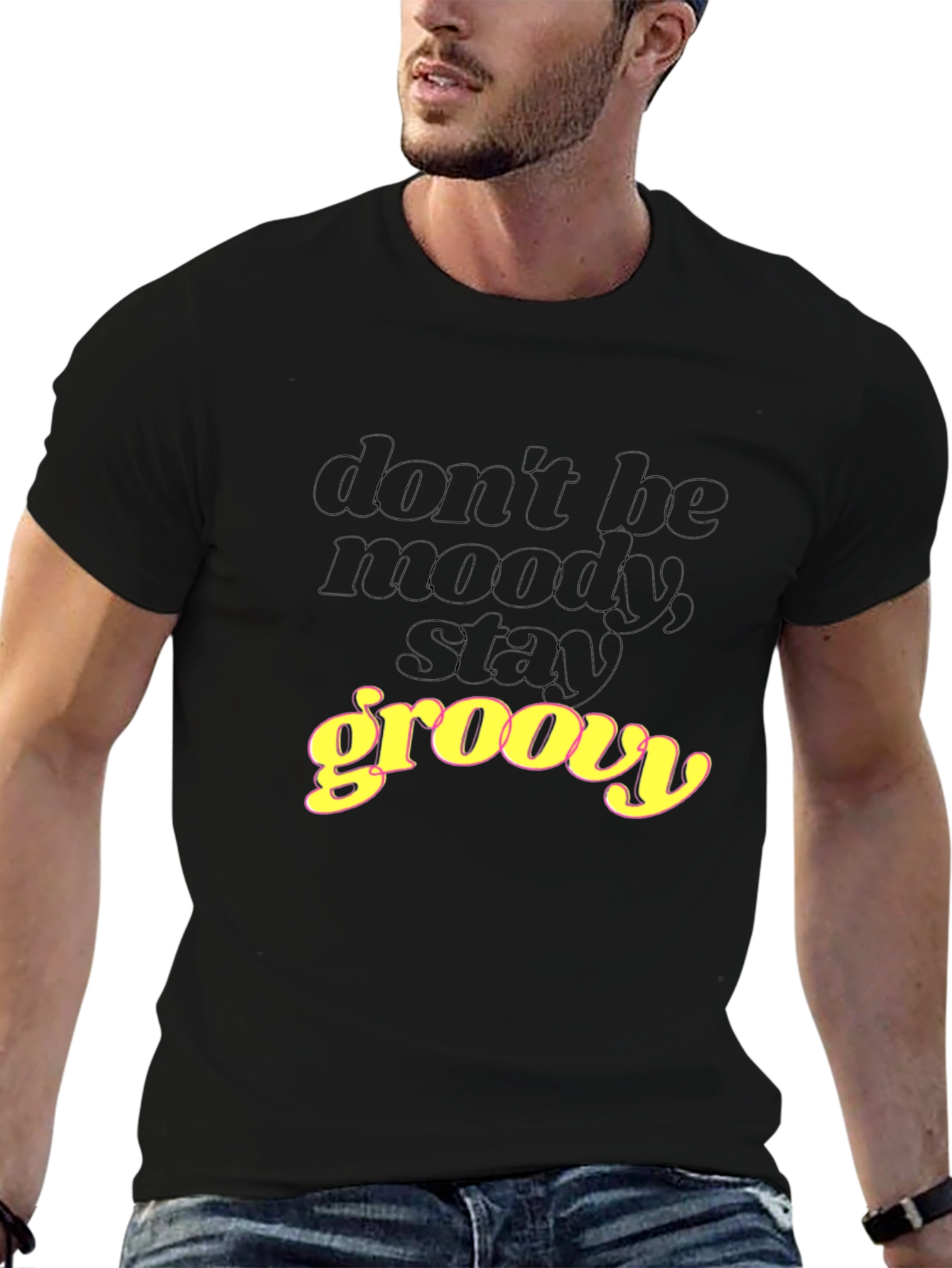 Groovy Retro Style Graphic T-Shirt