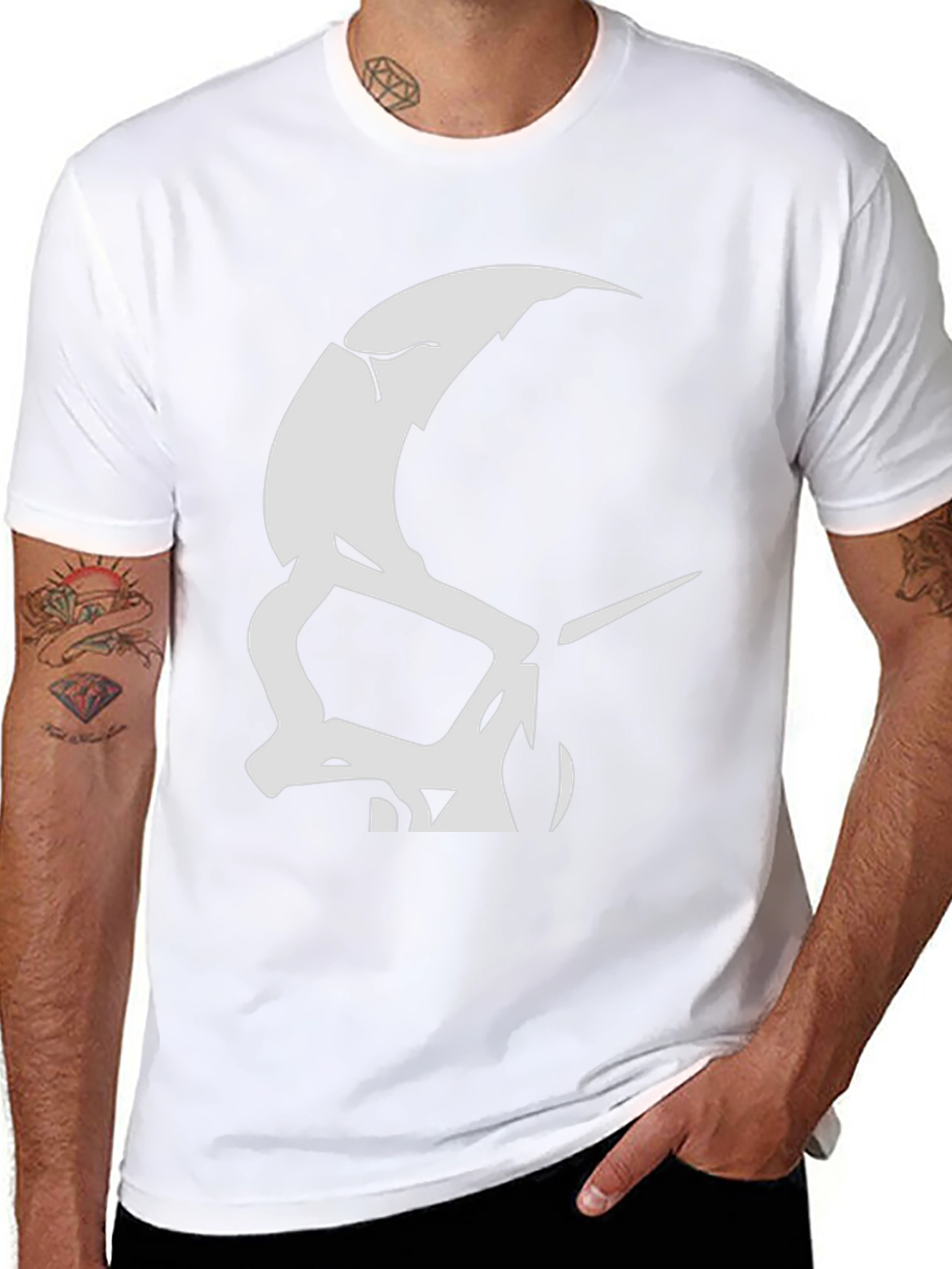Skull Graphic Black T-Shirt - Edgy Streetwear
