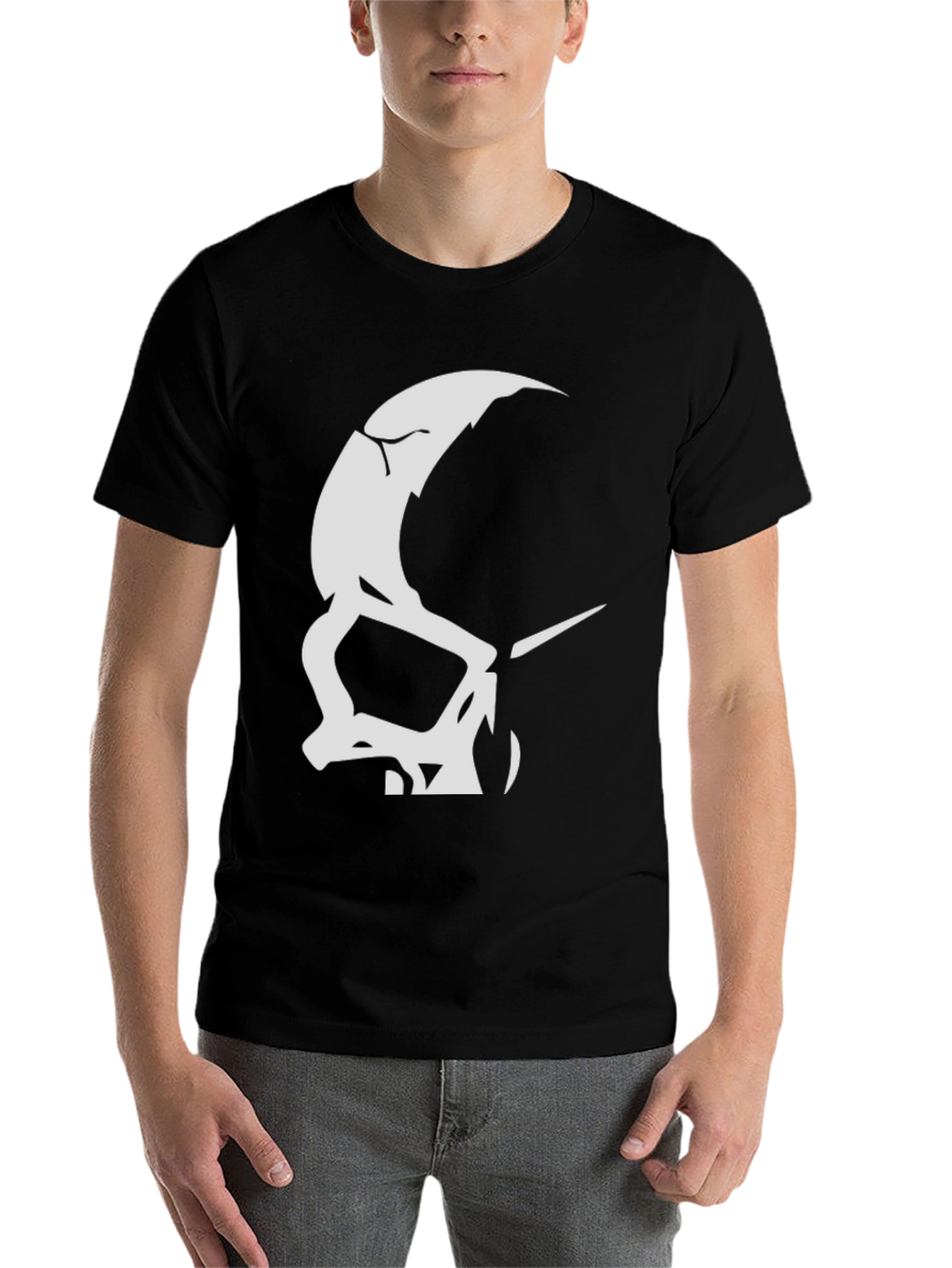 Skull Graphic Black T-Shirt - Edgy Streetwear