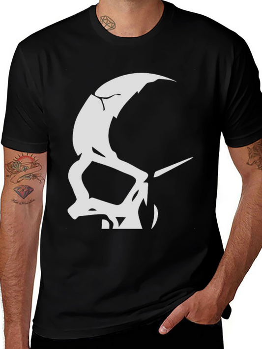 Skull Graphic Black T-Shirt - Edgy Streetwear