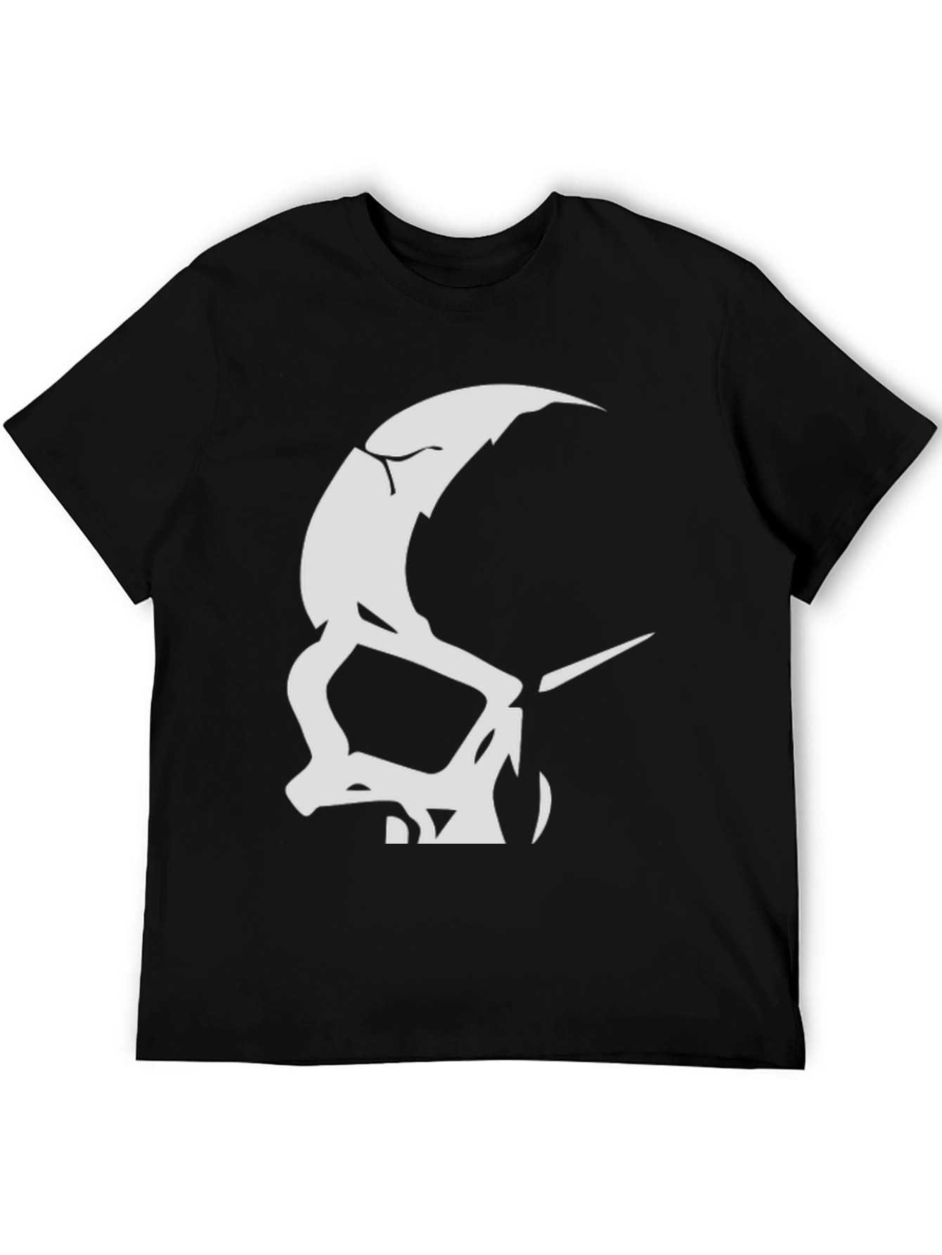 Skull Graphic Black T-Shirt - Edgy Streetwear