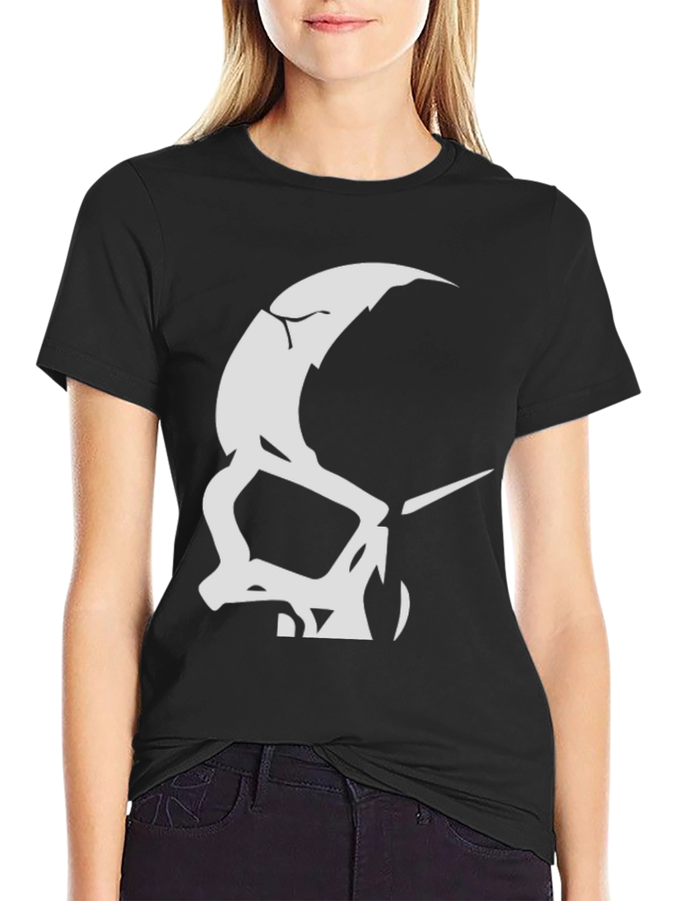 Skull Graphic Black T-Shirt - Edgy Streetwear