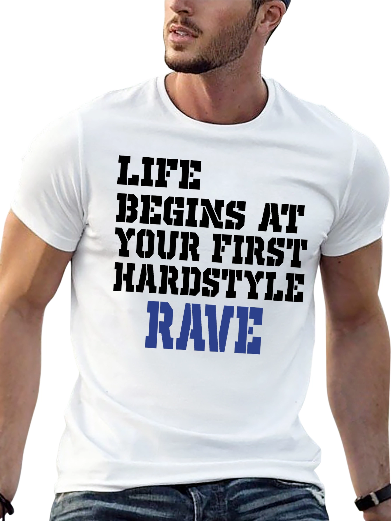 Life Begins At Your First Hardstyle Rave T-Shirt