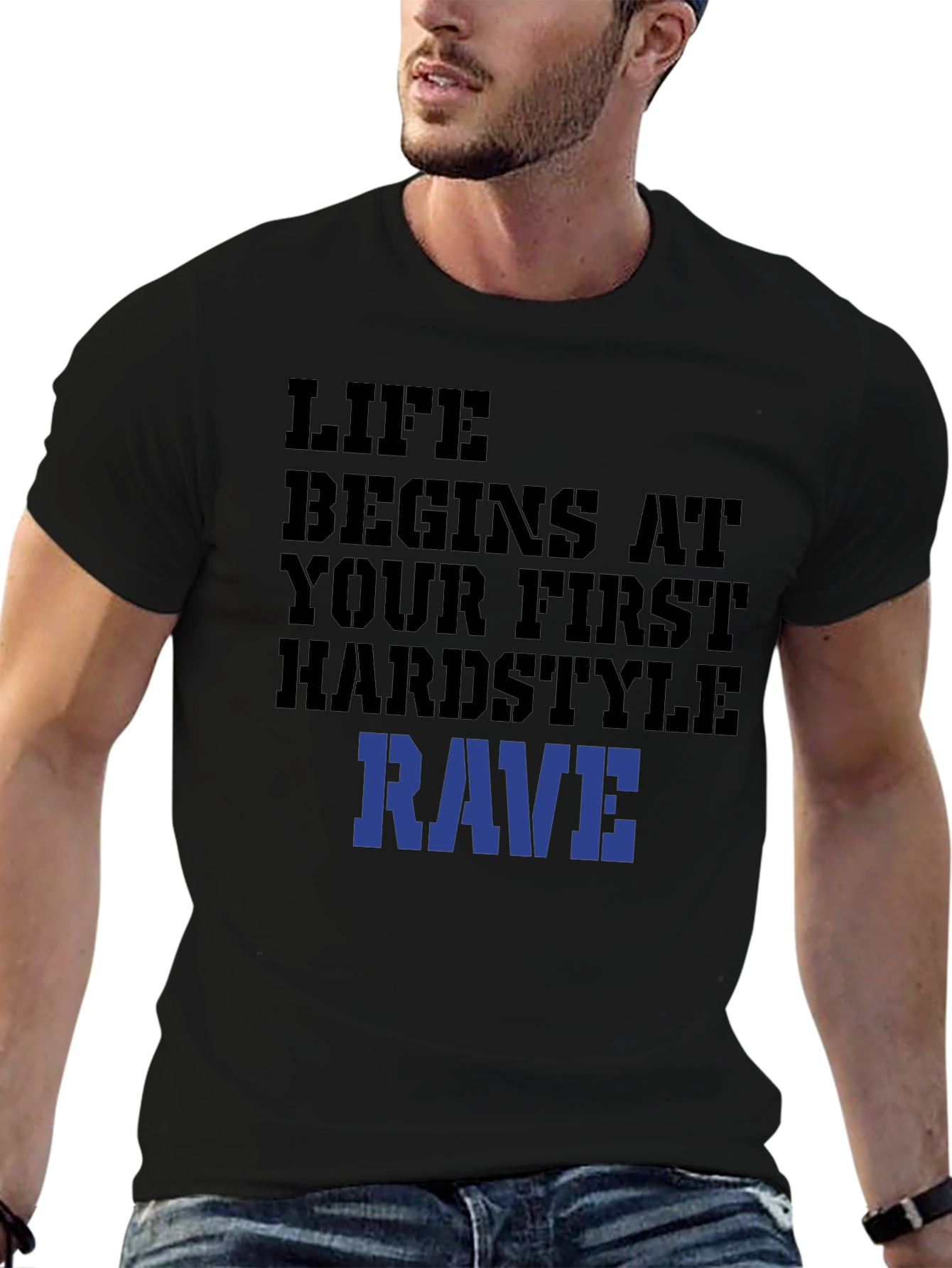 Life Begins At Your First Hardstyle Rave T-Shirt