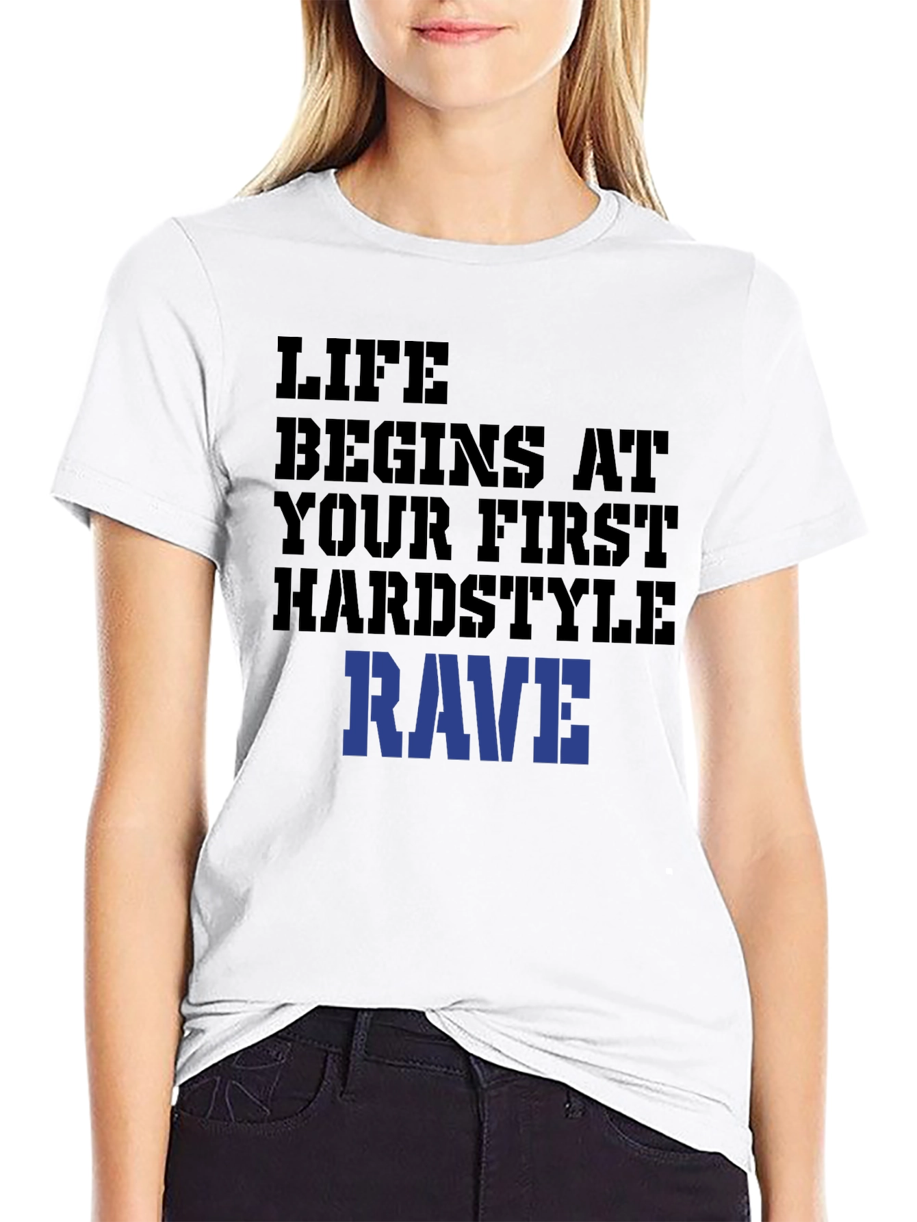 Life Begins At Your First Hardstyle Rave T-Shirt