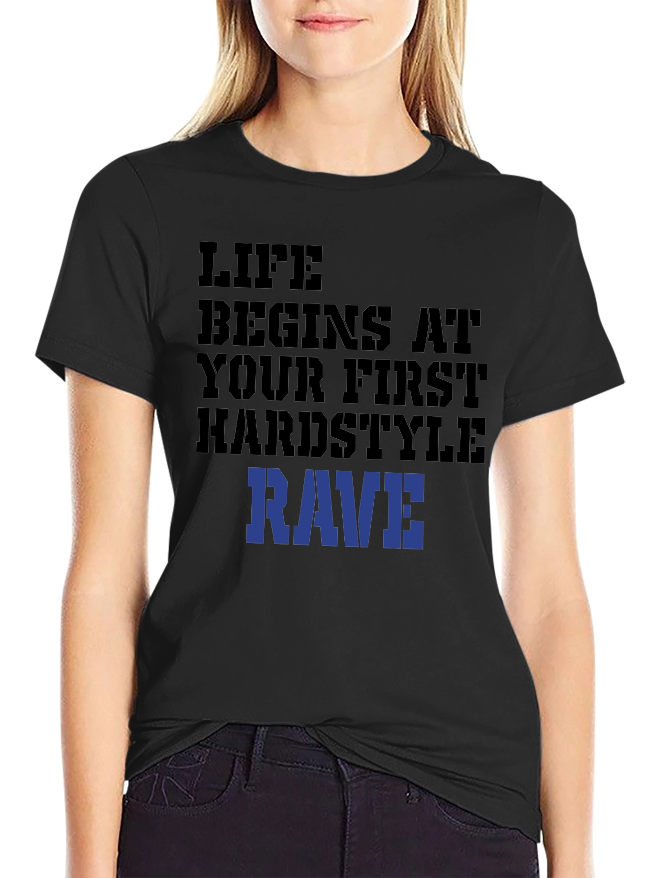 Life Begins At Your First Hardstyle Rave T-Shirt