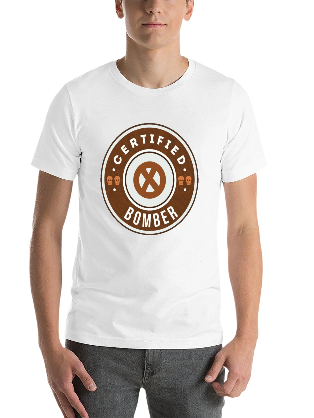 Certified Bomber Graphic Tee - Classic Black Cotton T-Shirt
