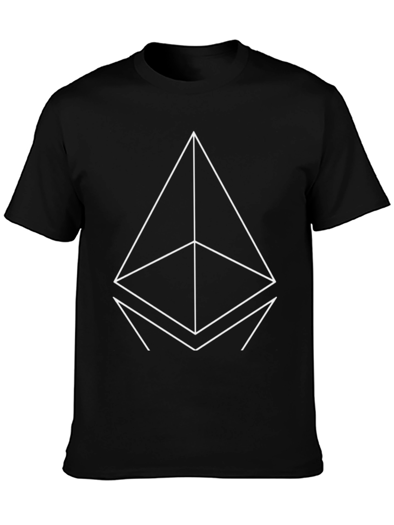 Ethereum Logo Black T-Shirt Crypto Fashion