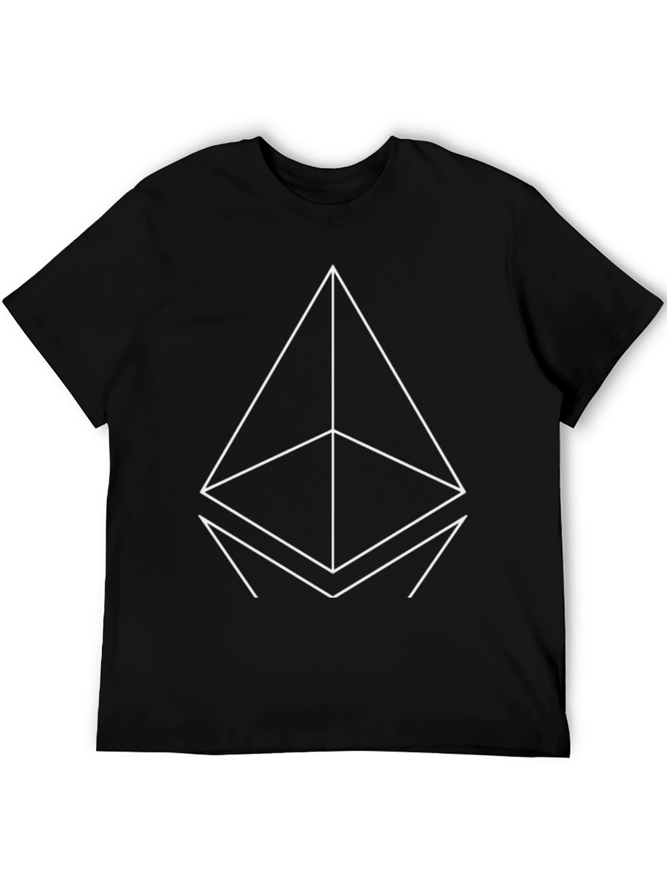 Ethereum Logo Black T-Shirt Crypto Fashion