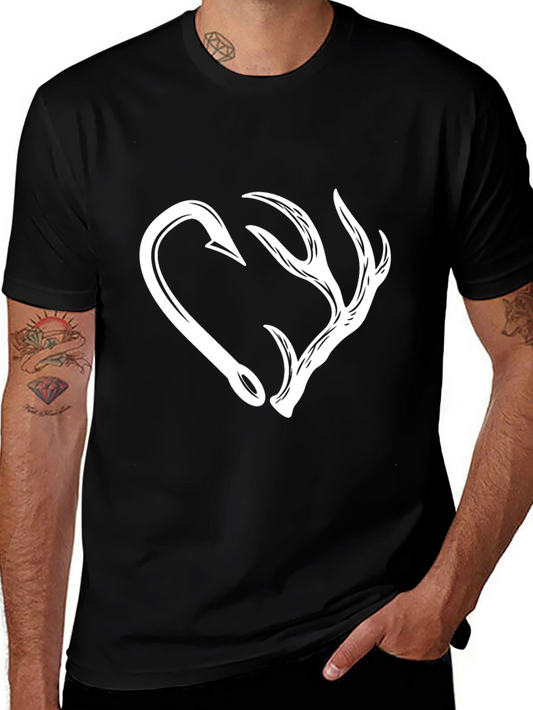 Hooked on the Hunt T-Shirt - Black