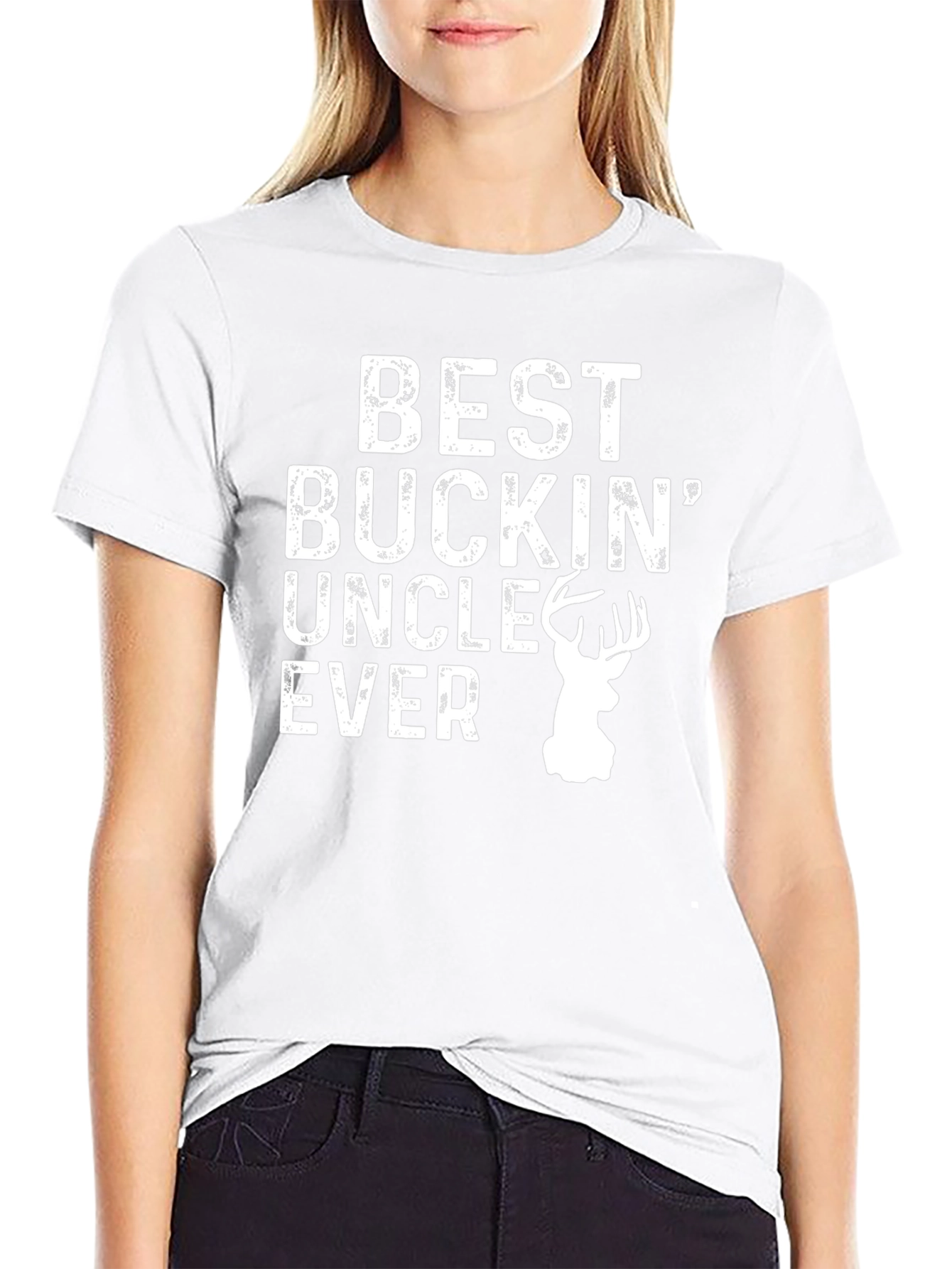 Best Buckin Uncle Ever T-Shirt - Hunting Tee