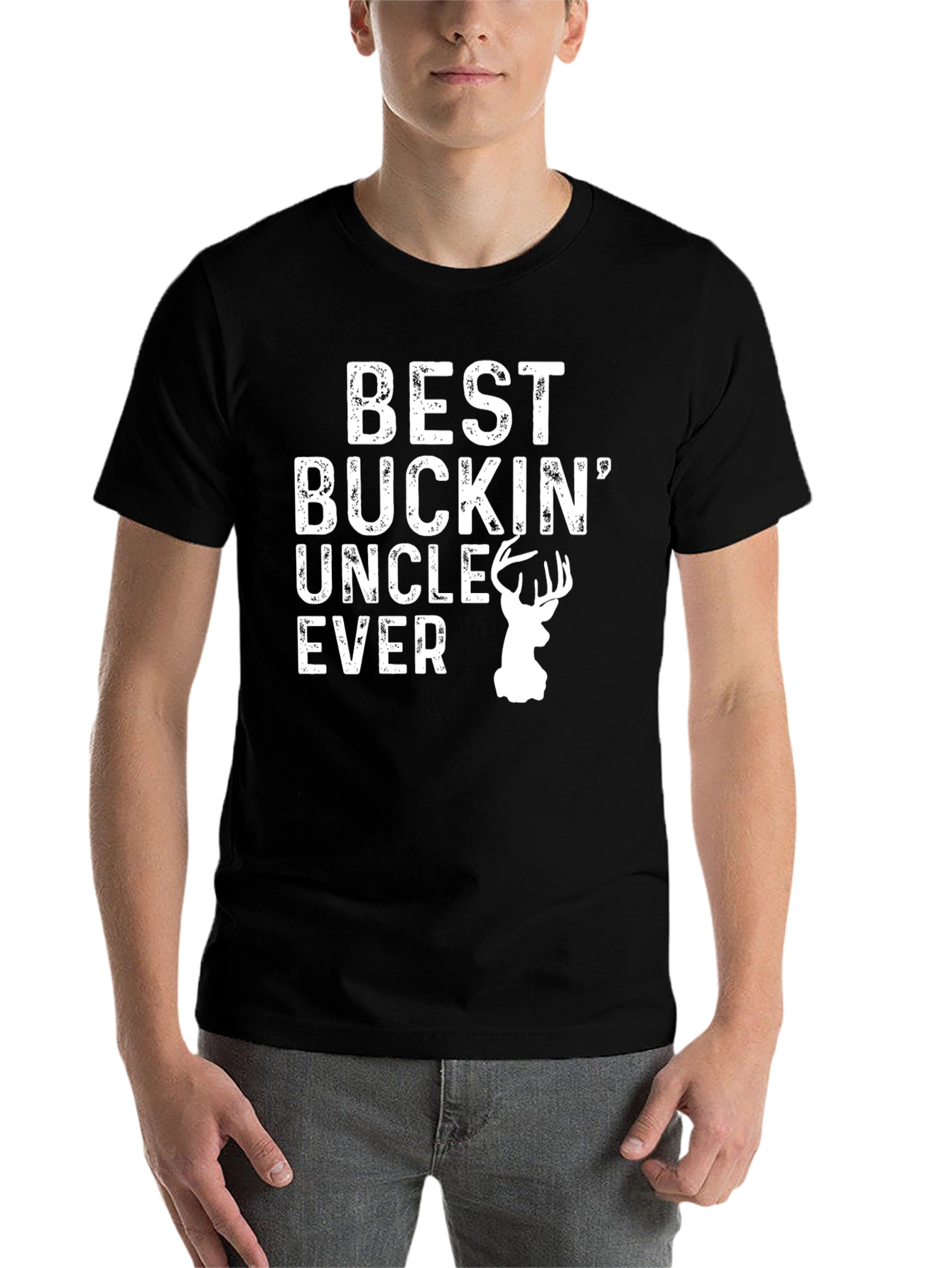 Best Buckin Uncle Ever T-Shirt - Hunting Tee