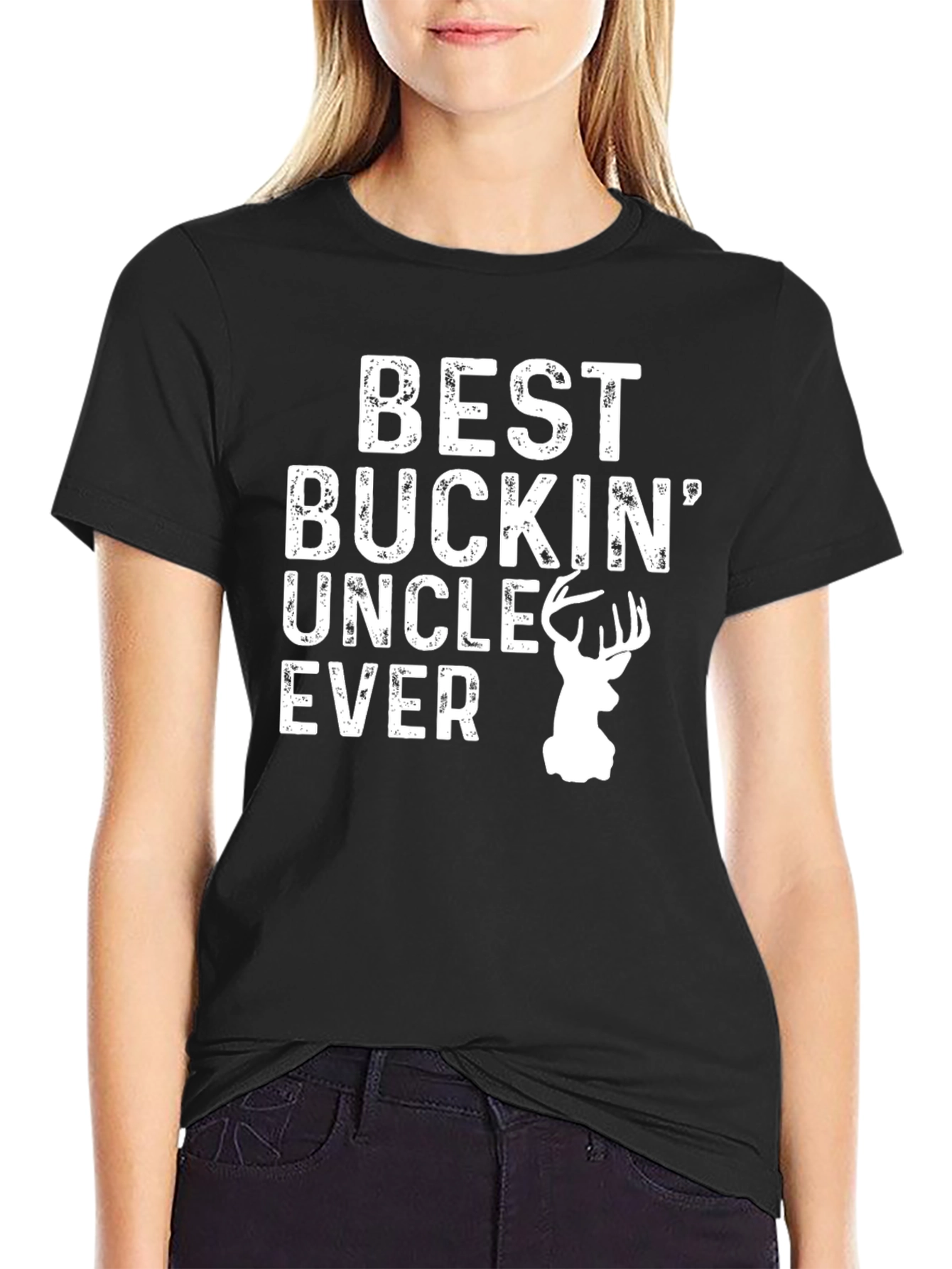 Best Buckin Uncle Ever T-Shirt - Hunting Tee