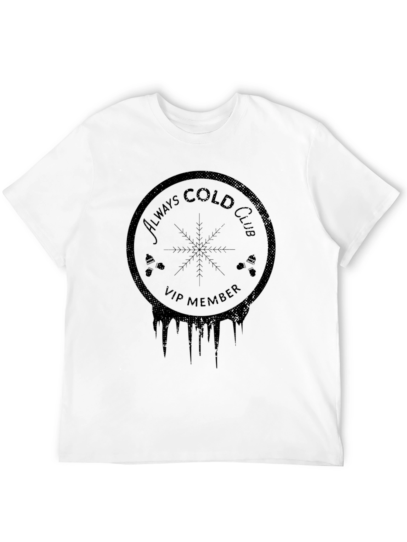 Always Cold Club VIP Black T-Shirt