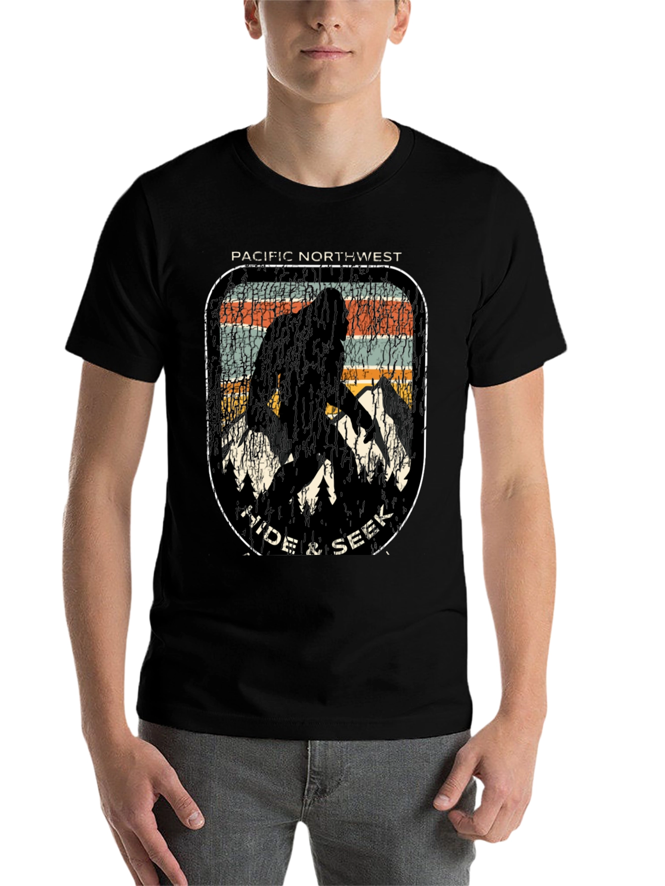 Pacific Northwest Hide & Seek Bigfoot T-Shirt