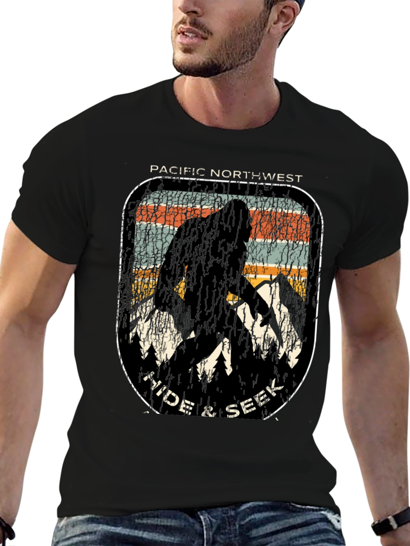 Pacific Northwest Hide & Seek Bigfoot T-Shirt
