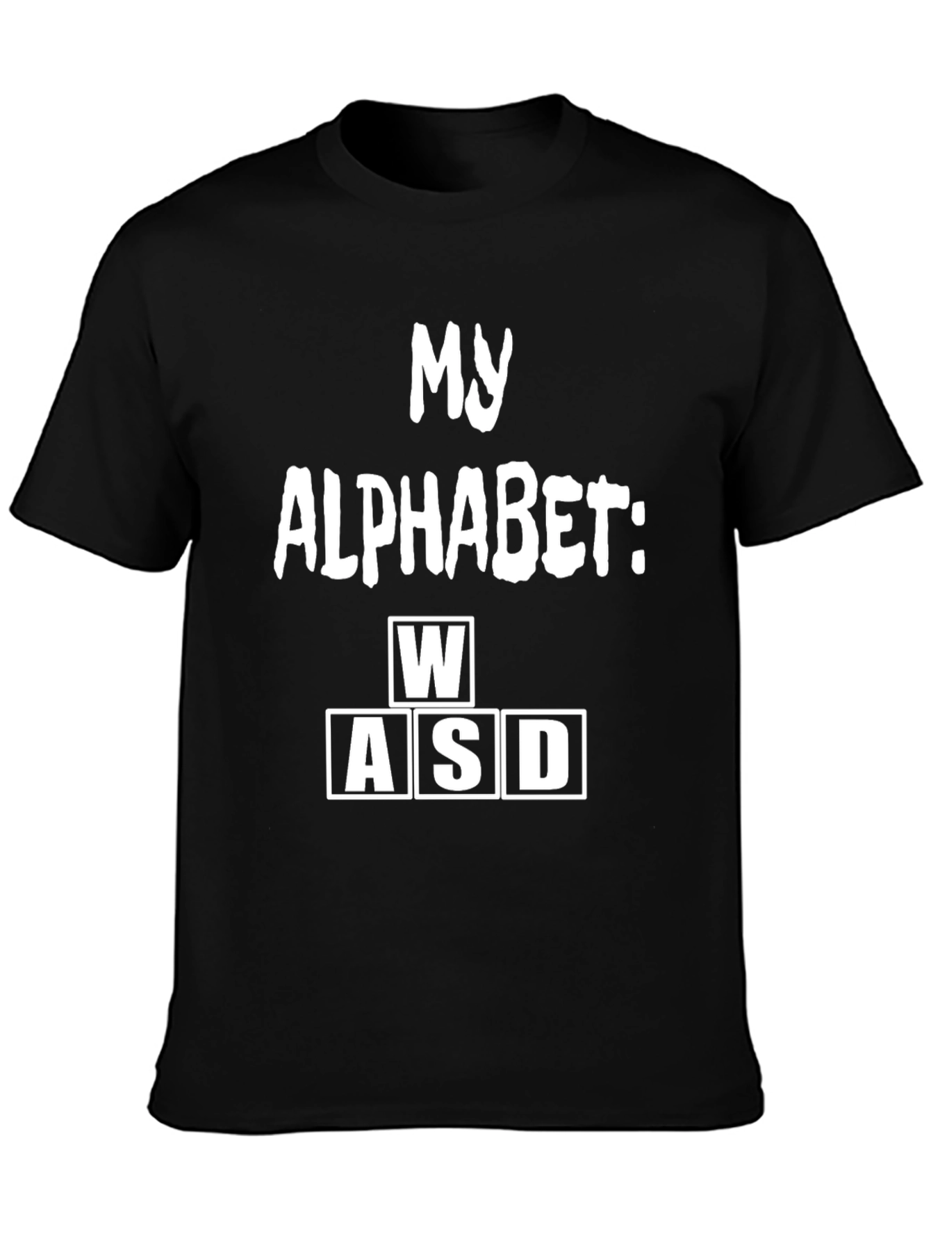 Gamer WASD T-Shirt - My Alphabet Funny Tee