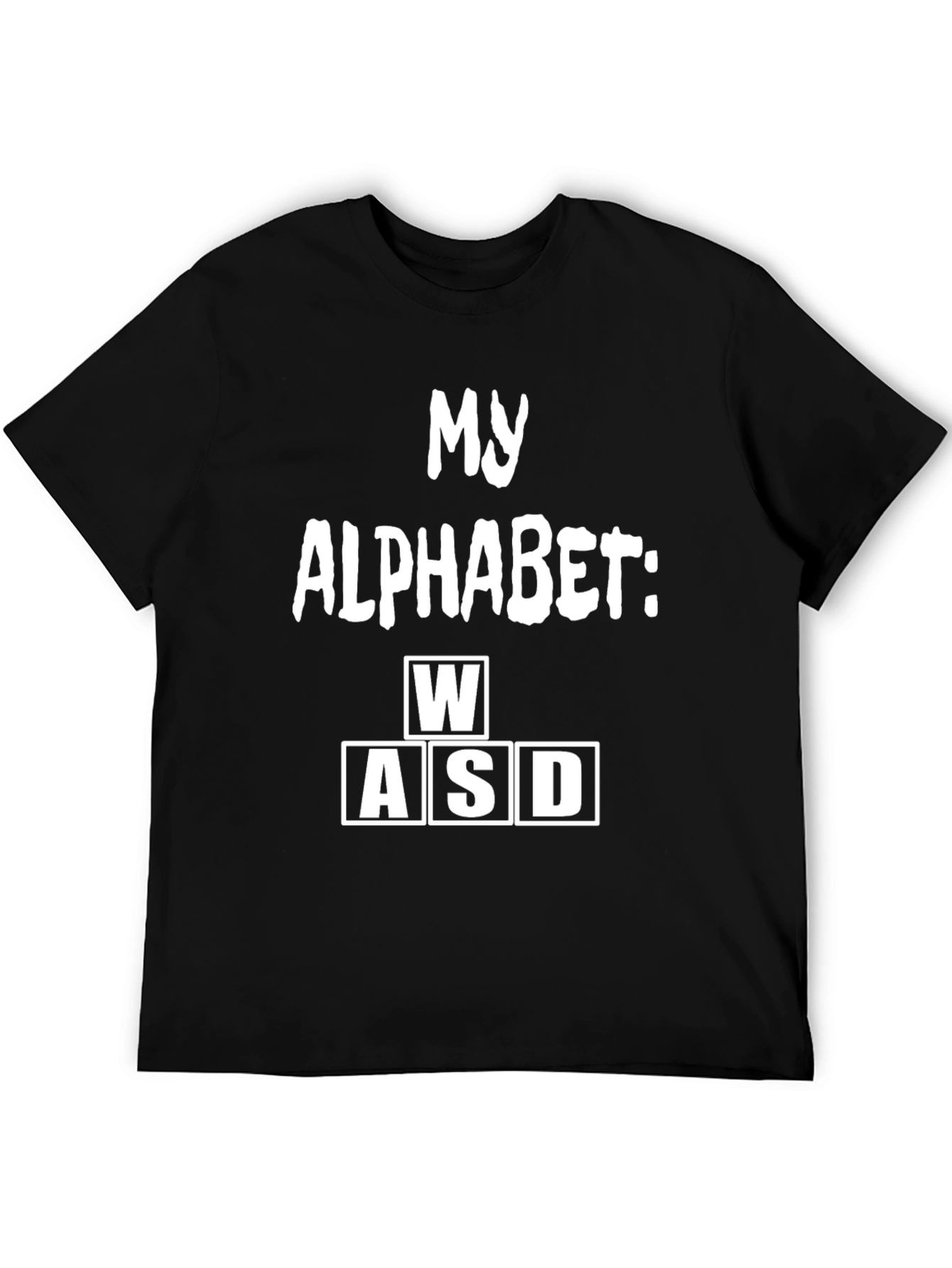 Gamer WASD T-Shirt - My Alphabet Funny Tee