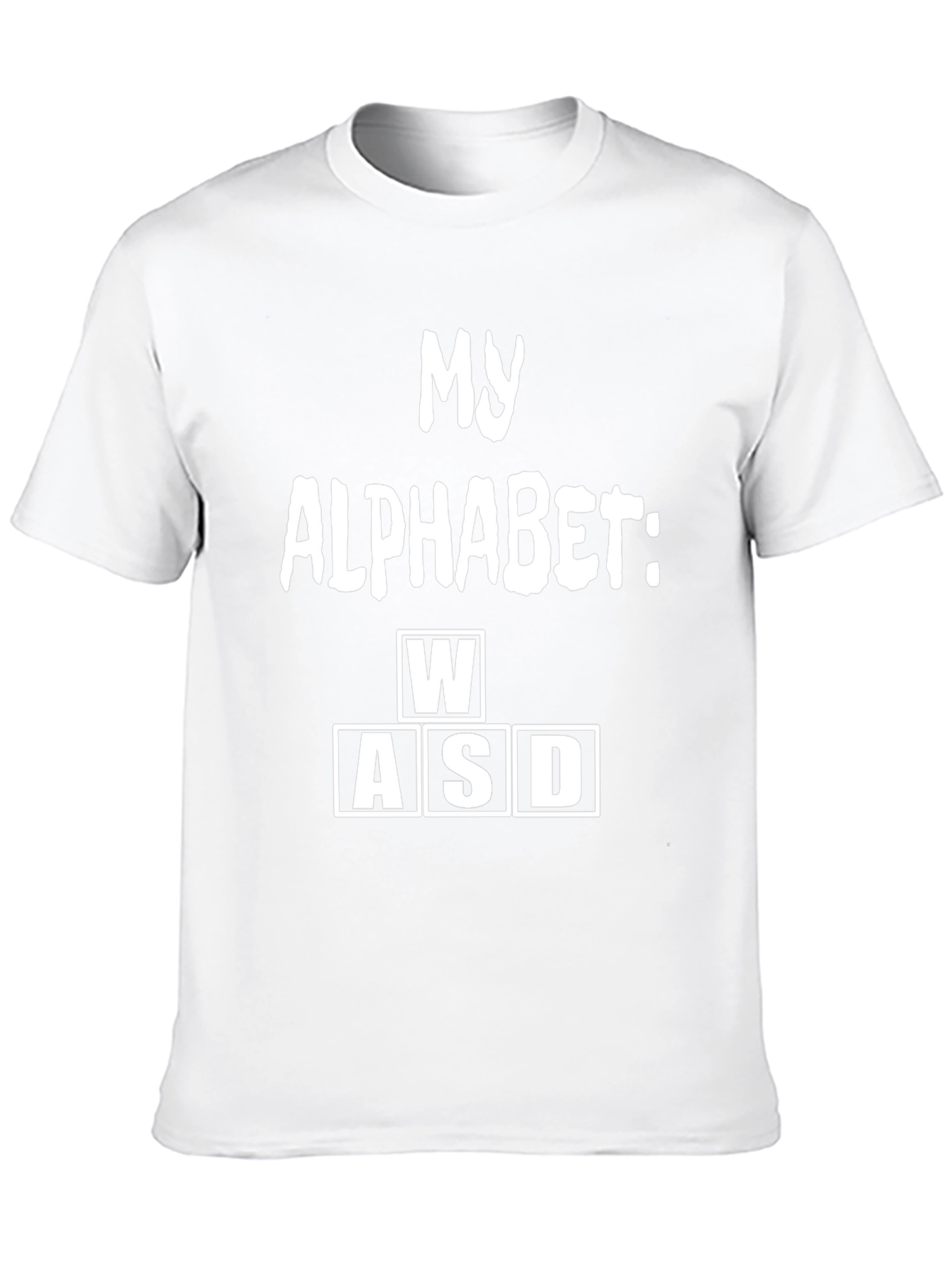 Gamer WASD T-Shirt - My Alphabet Funny Tee