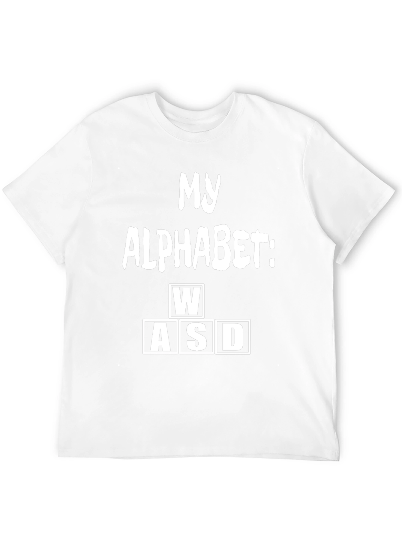 Gamer WASD T-Shirt - My Alphabet Funny Tee