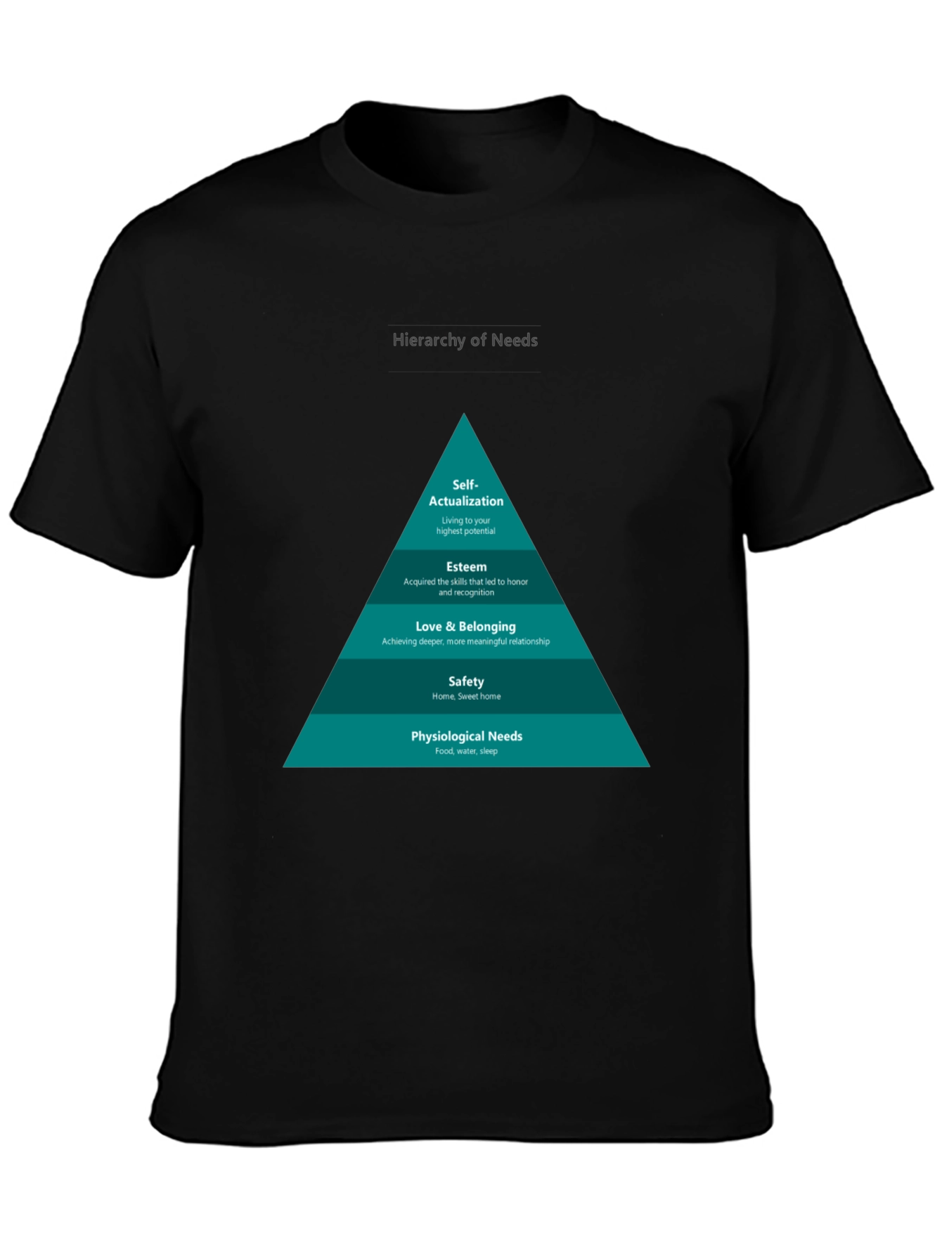 Hierarchy of Needs Graphic T-Shirt