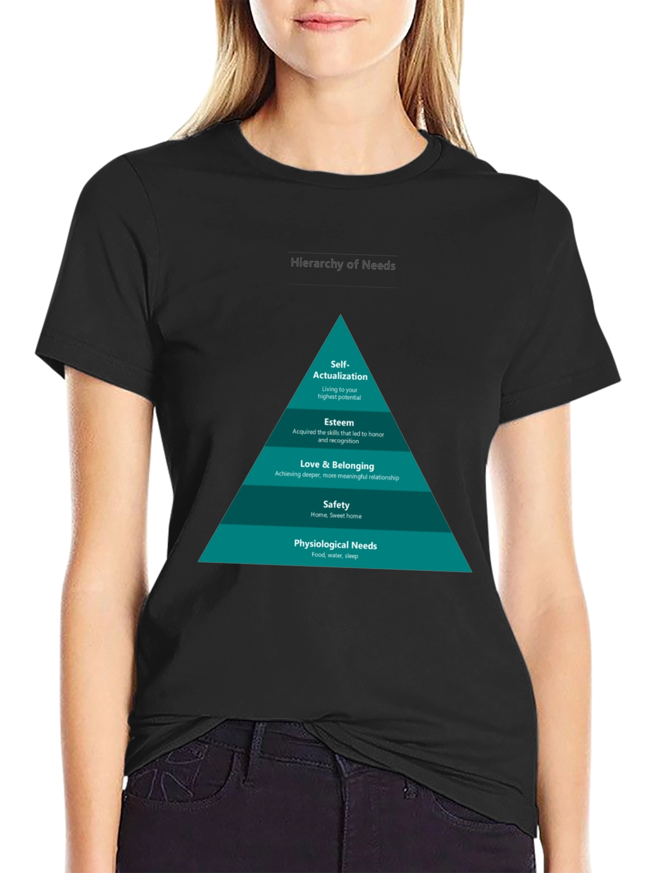 Hierarchy of Needs Graphic T-Shirt
