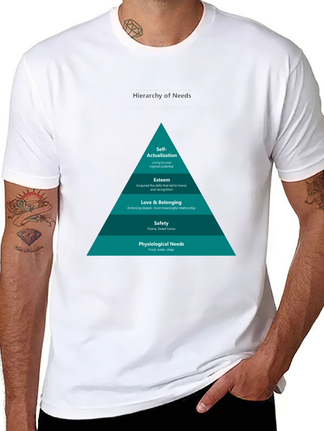 Hierarchy of Needs Graphic T-Shirt