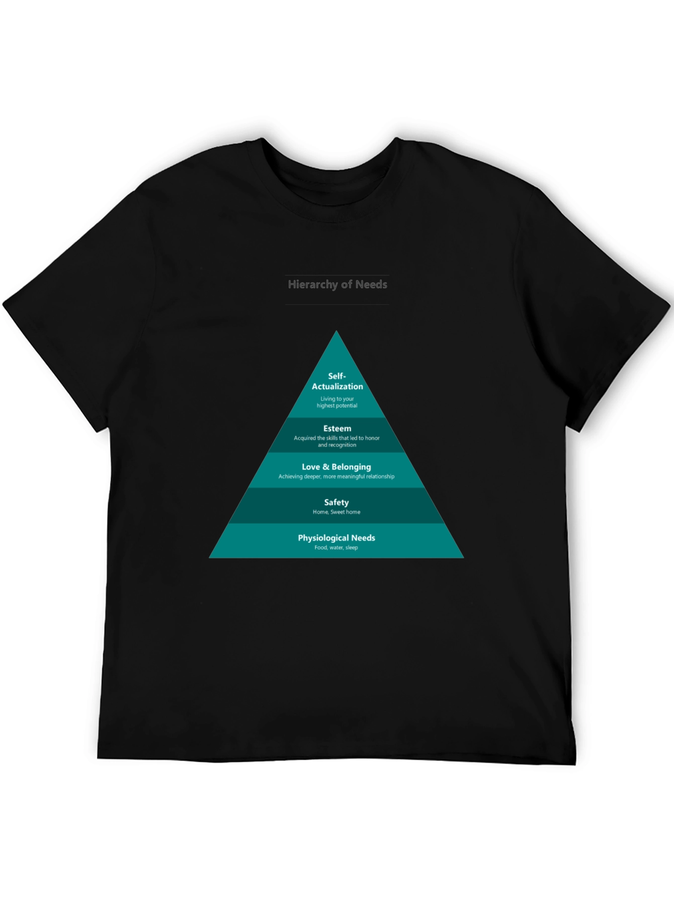 Hierarchy of Needs Graphic T-Shirt