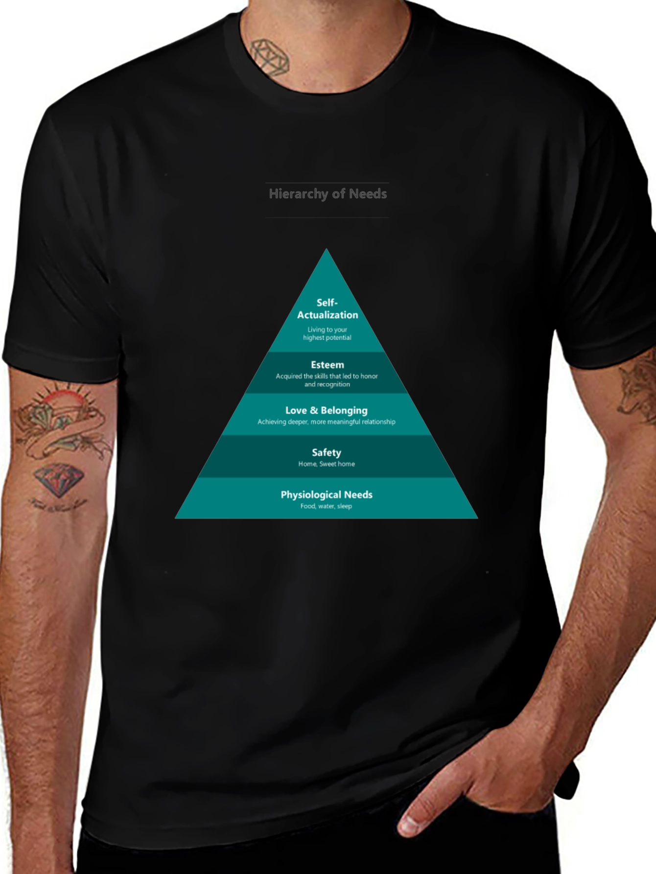 Hierarchy of Needs Graphic T-Shirt