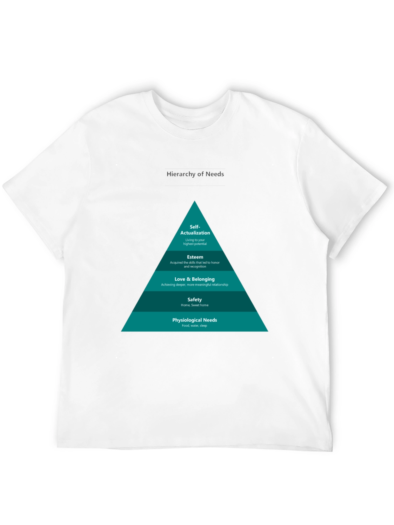 Hierarchy of Needs Graphic T-Shirt