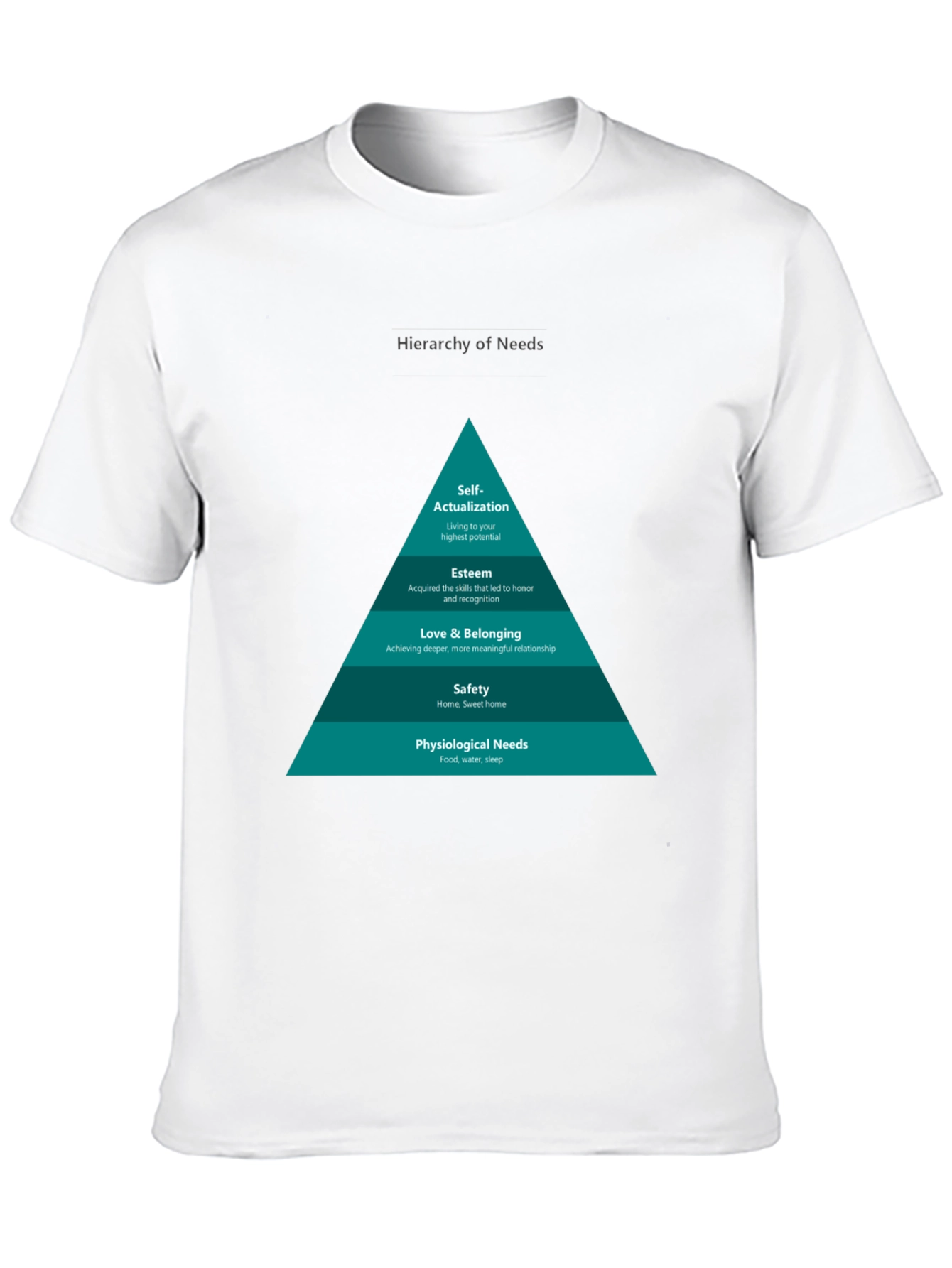 Hierarchy of Needs Graphic T-Shirt
