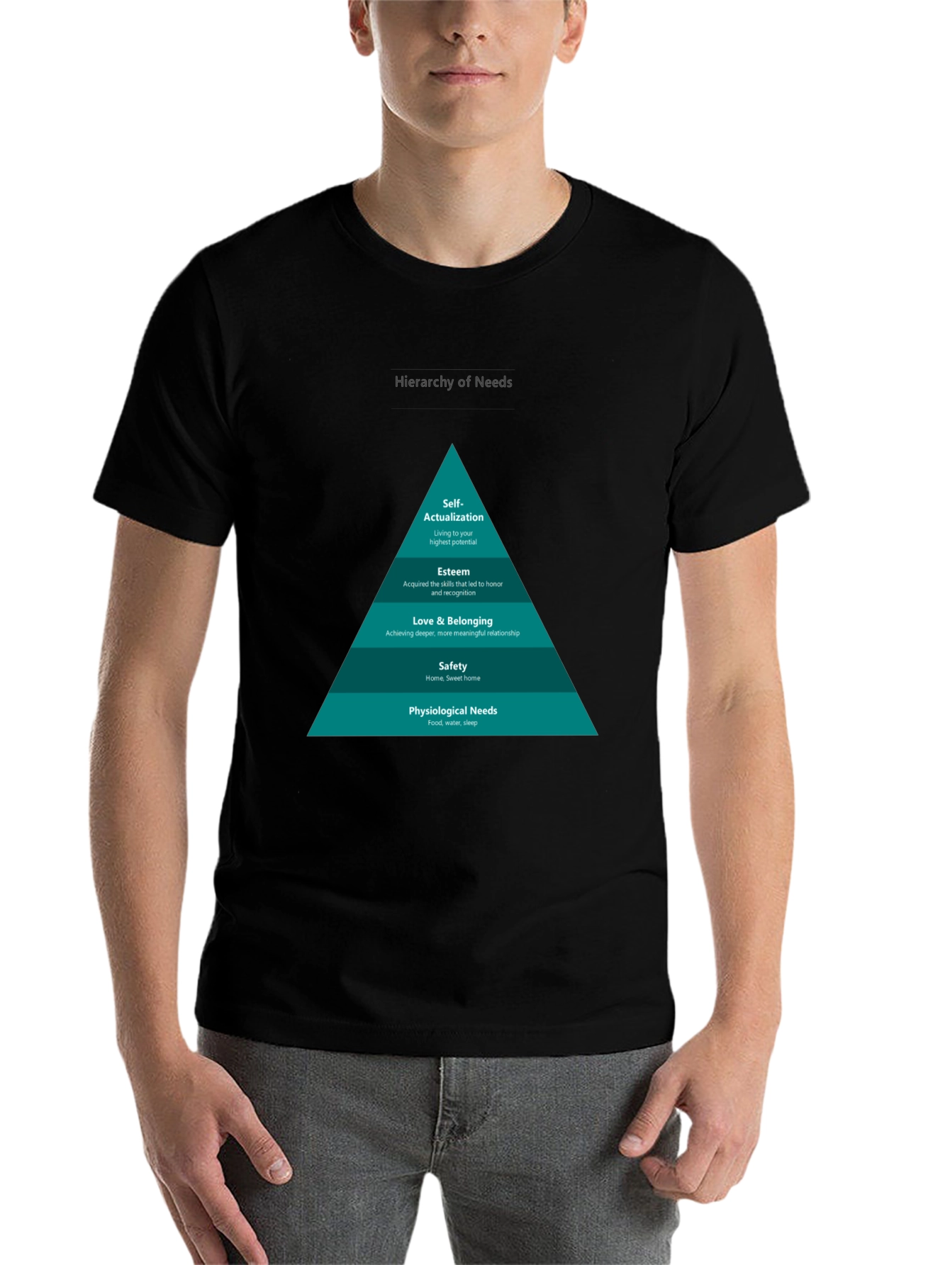 Hierarchy of Needs Graphic T-Shirt