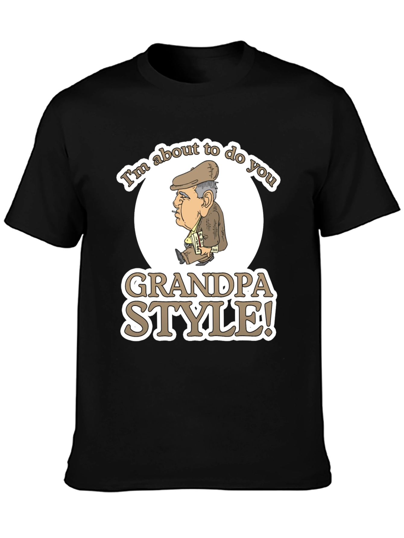 Grandpa Style Graphic T-Shirt