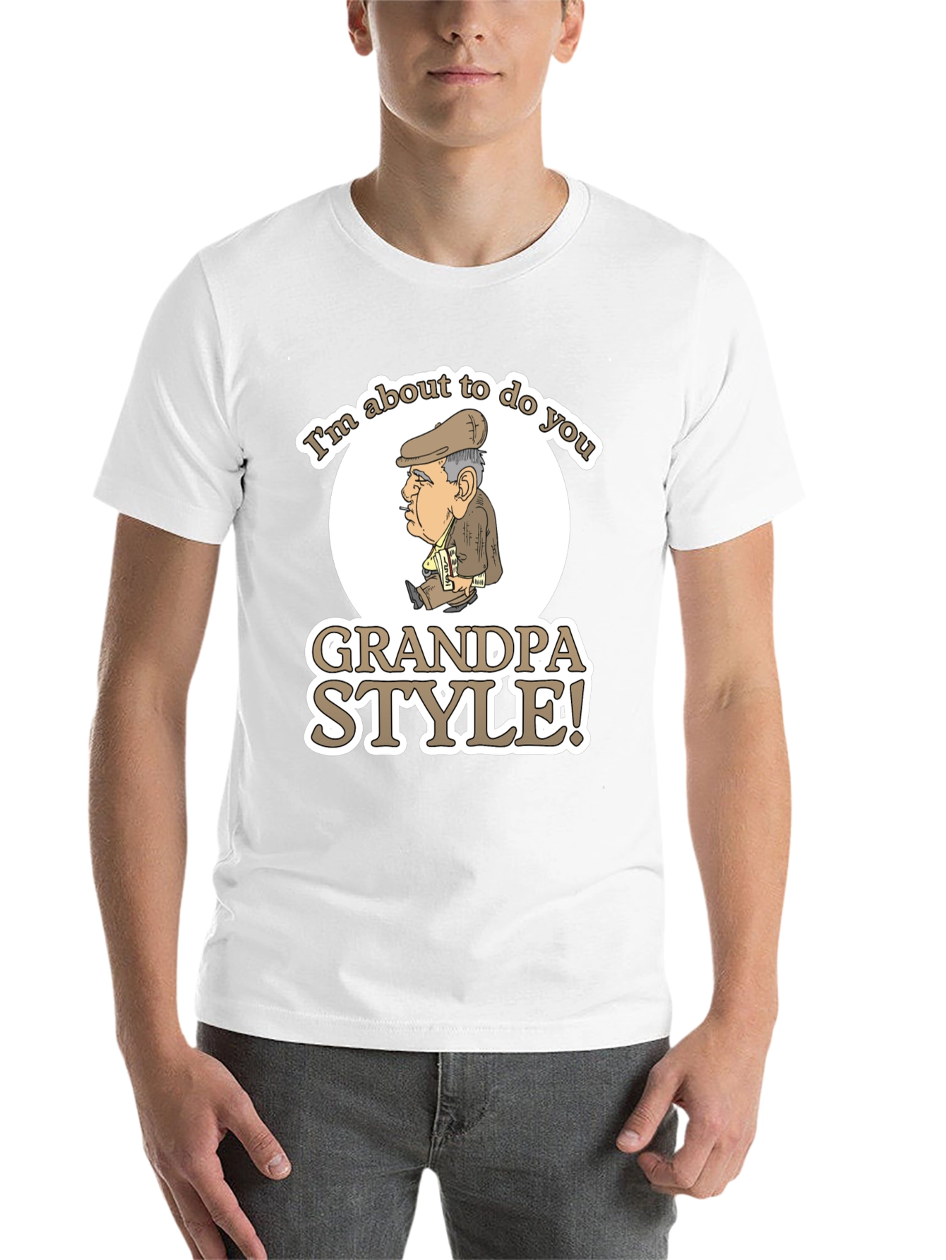 Grandpa Style Graphic T-Shirt