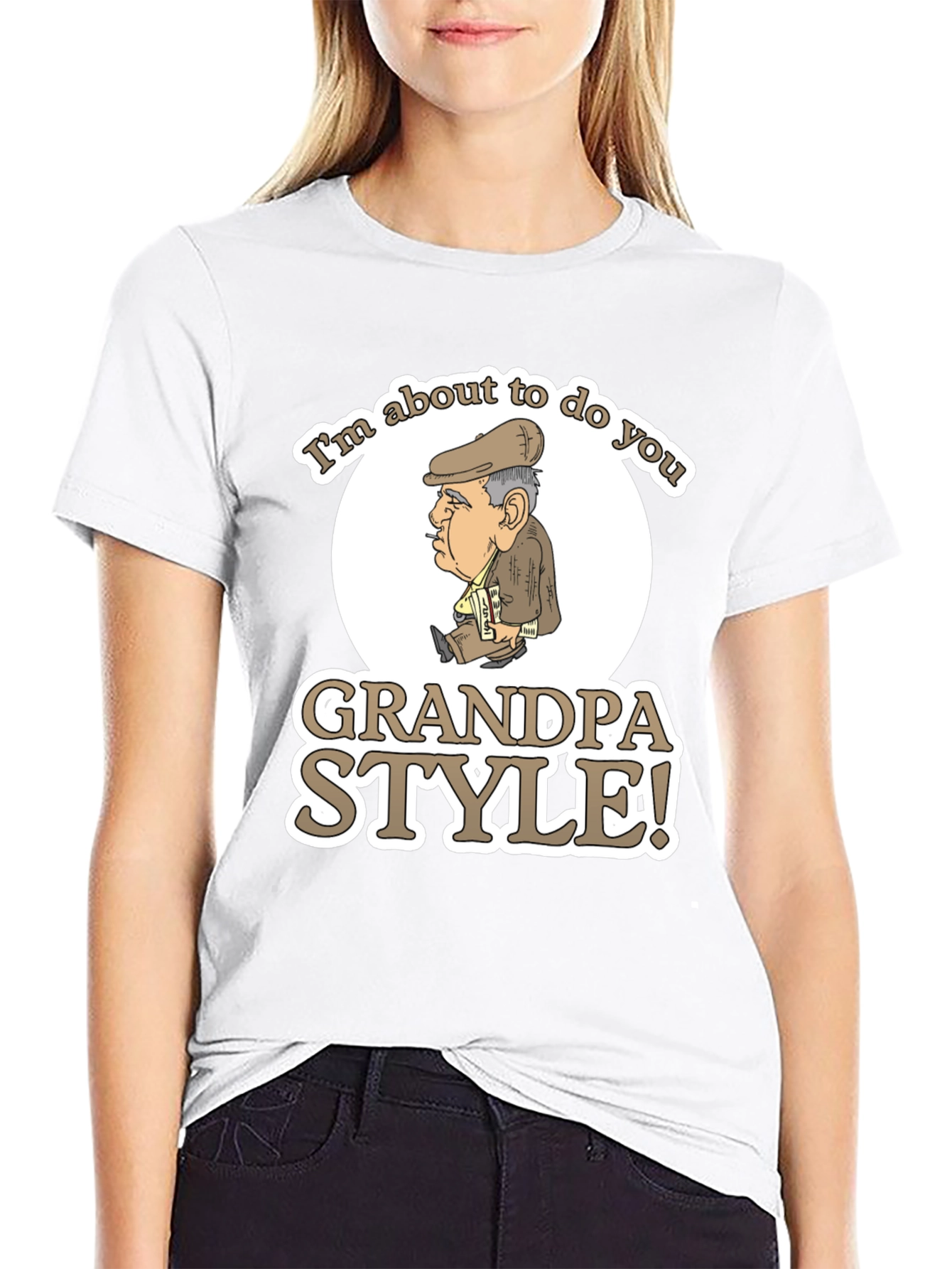 Grandpa Style Graphic T-Shirt