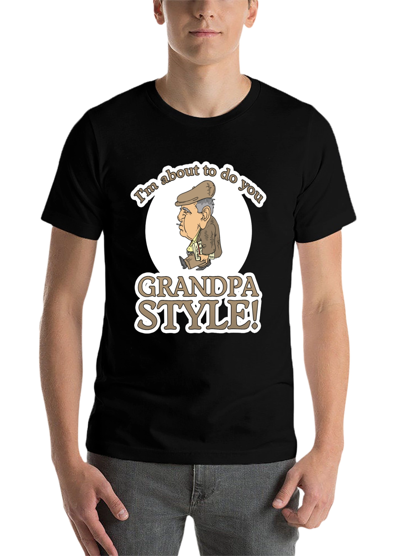 Grandpa Style Graphic T-Shirt