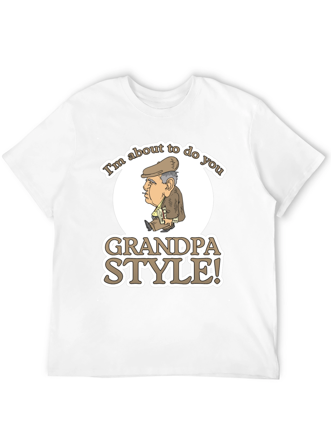 Grandpa Style Graphic T-Shirt