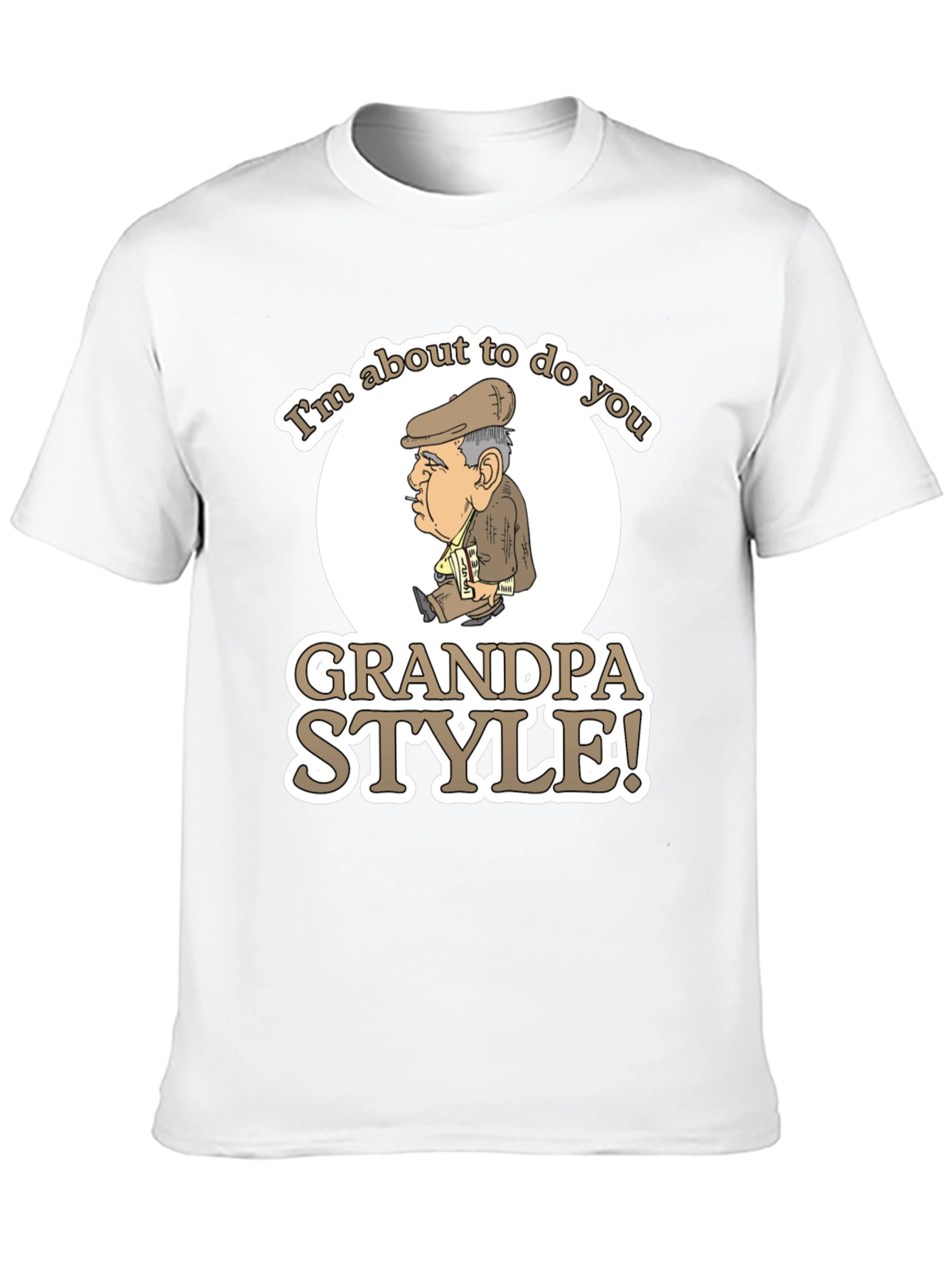 Grandpa Style Graphic T-Shirt