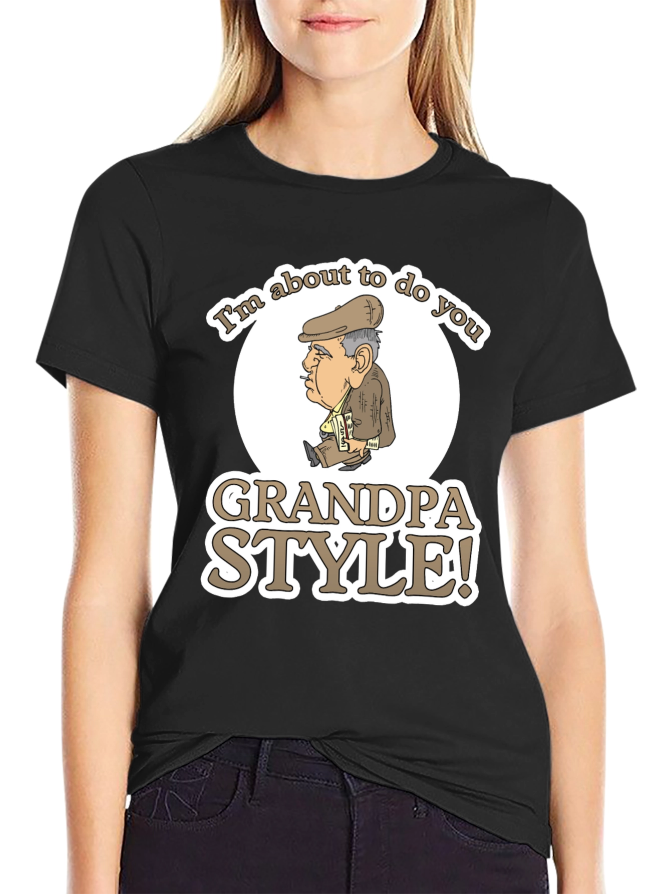 Grandpa Style Graphic T-Shirt