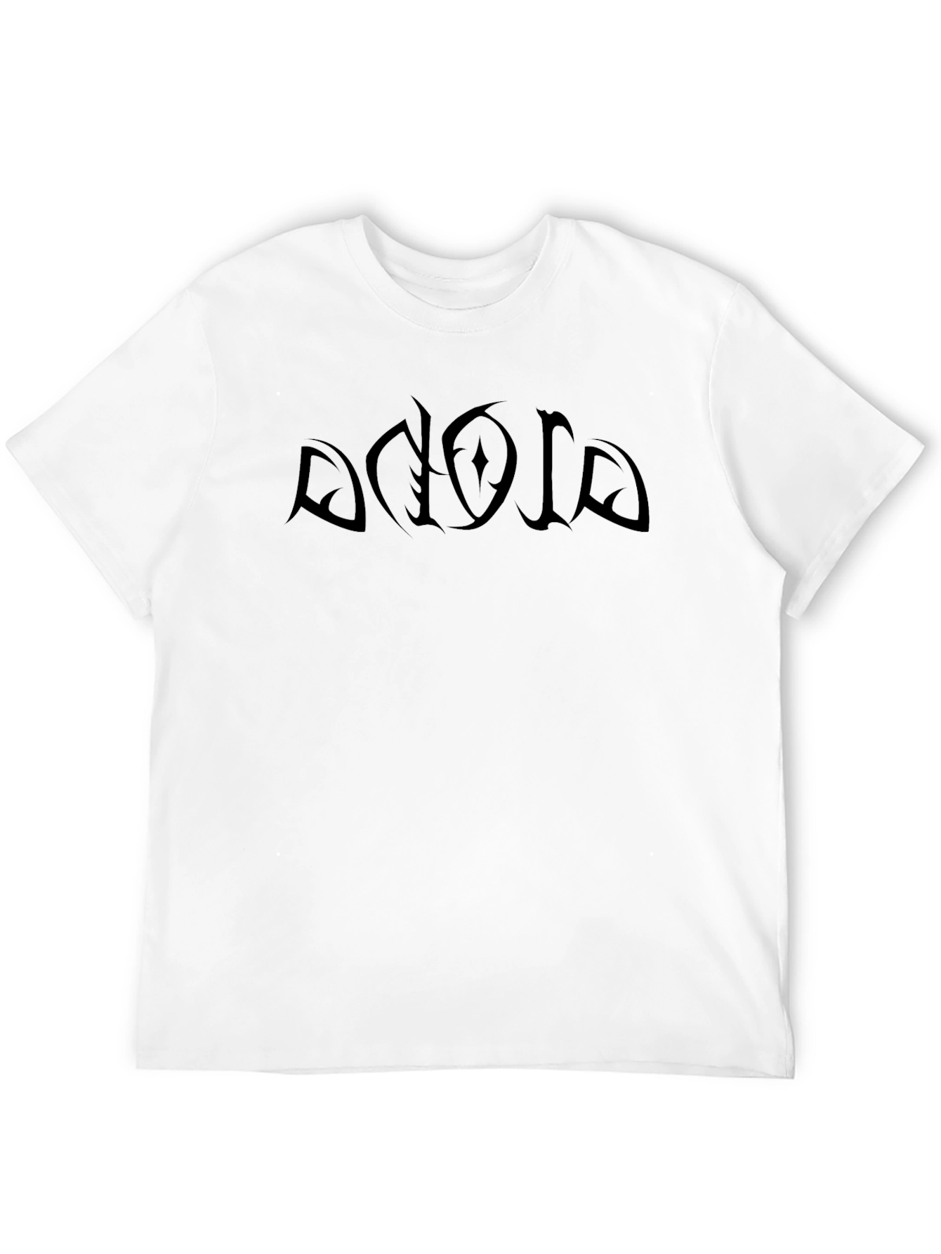 Mens Black Graphic T-Shirt - Bold Design