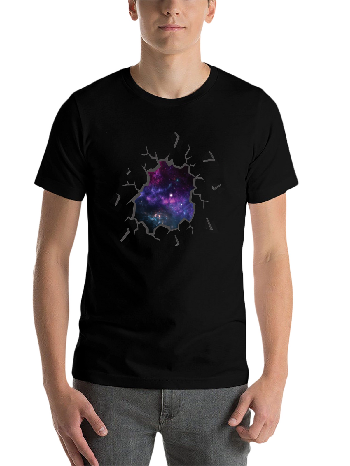Galaxy Burst T-Shirt - Unique Graphic Tee