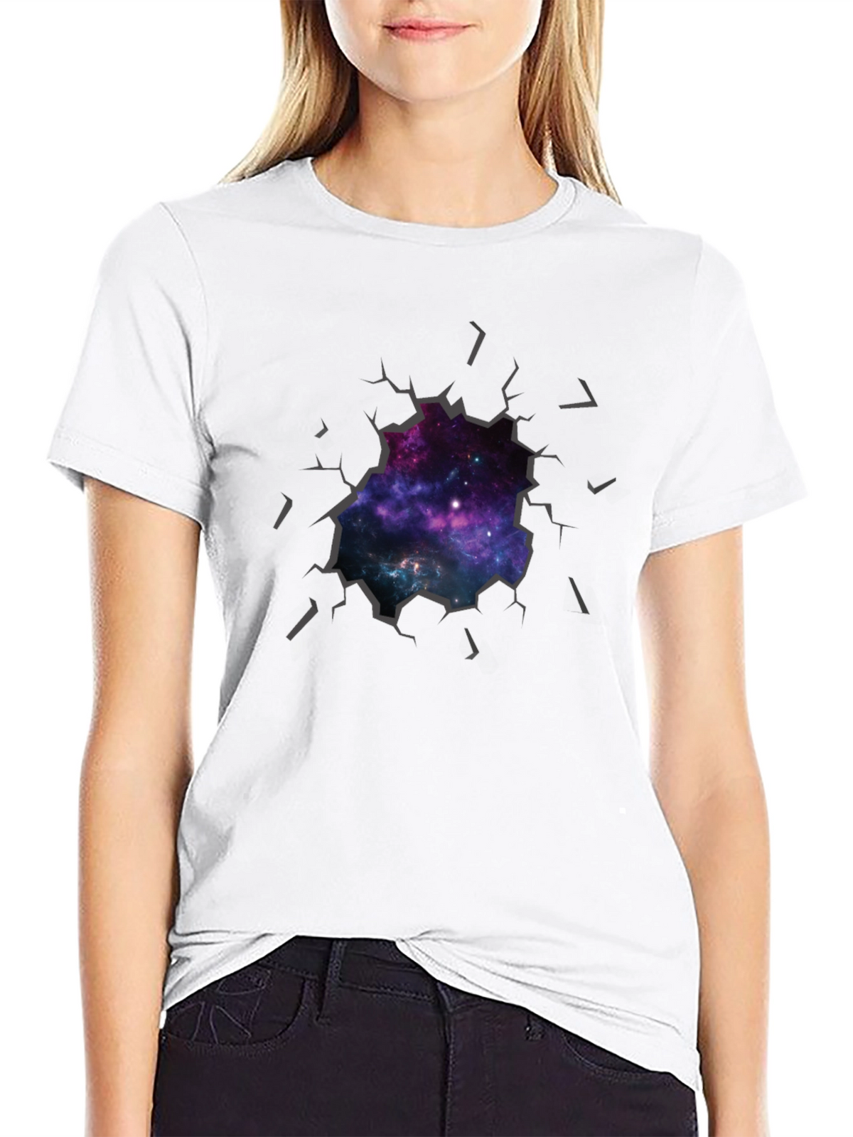 Galaxy Burst T-Shirt - Unique Graphic Tee