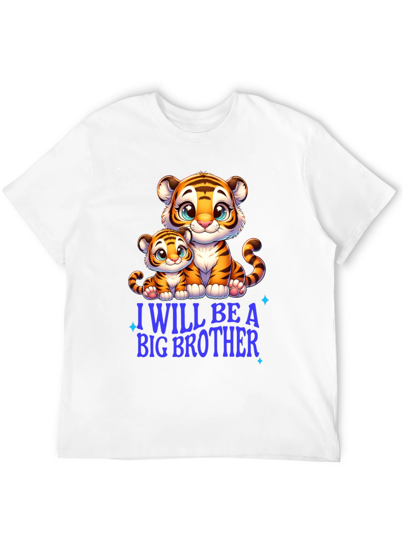 I Will Be A Big Brother Tiger Tee